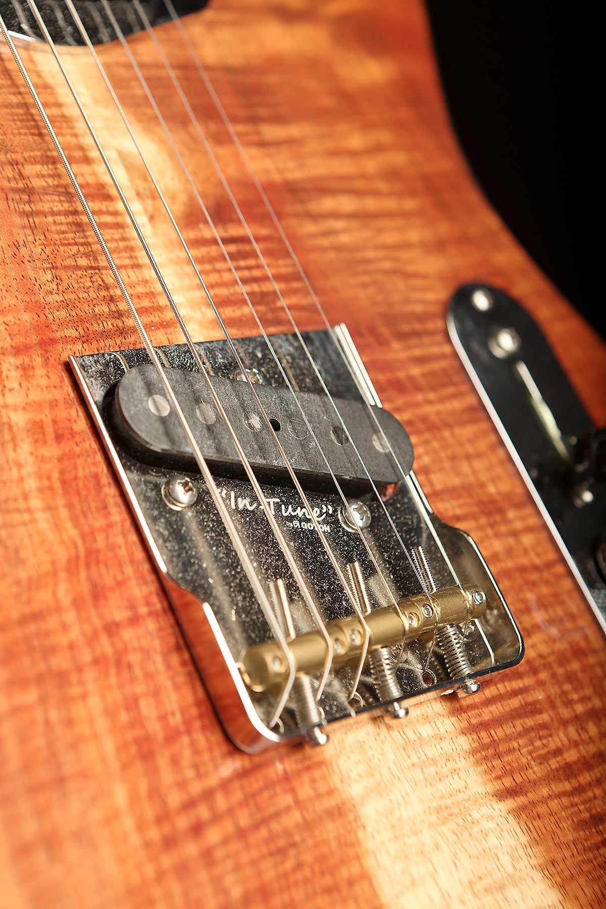 Cargill Custom Thinline Telecaster &#39;Figured Blackwood&#39; Preowned 2024 - Acoustic Centre Music Store, Melbourne Australia
