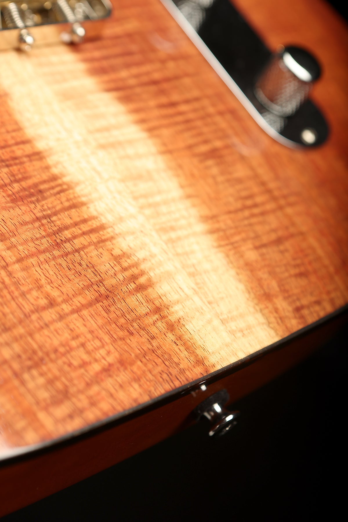 Cargill Custom Thinline Telecaster &#39;Figured Blackwood&#39; Preowned 2024 - Acoustic Centre Music Store, Melbourne Australia