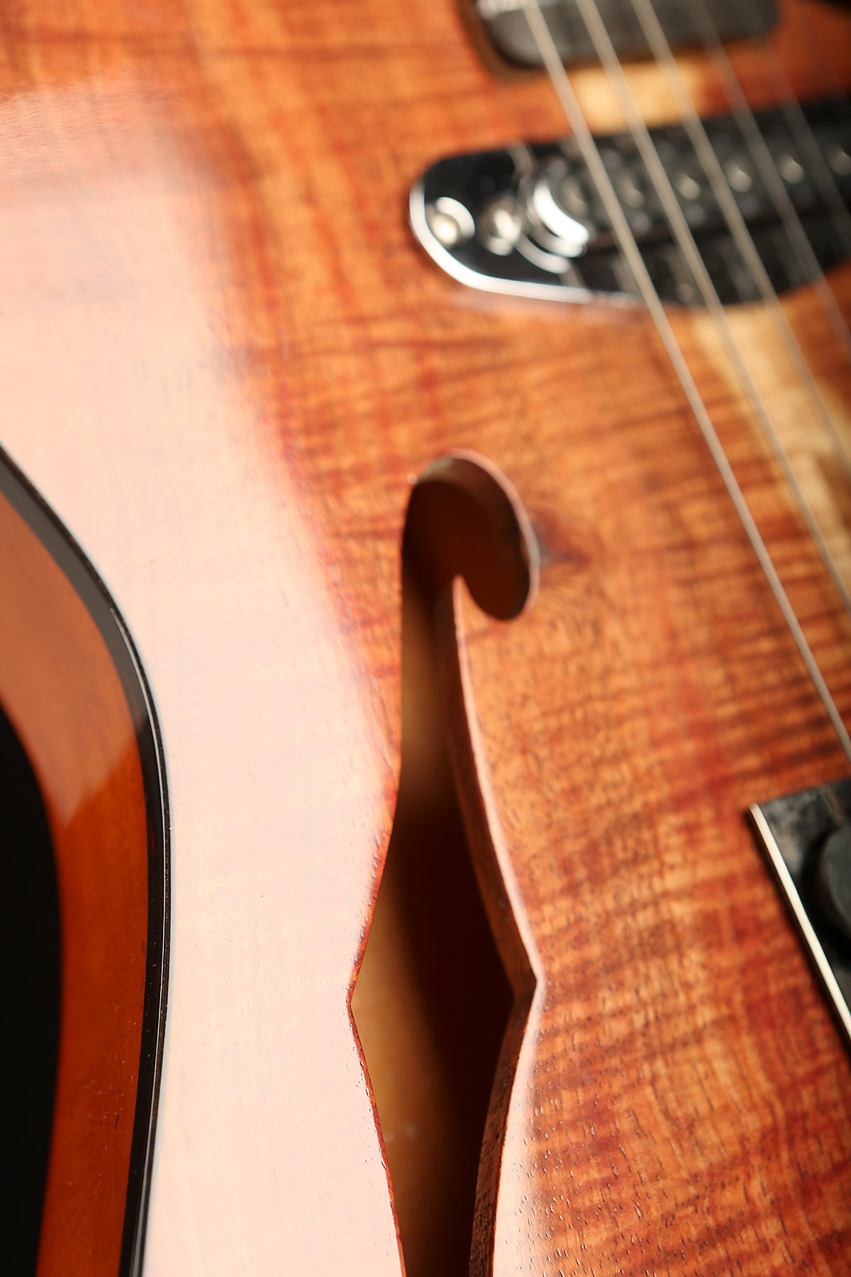 Cargill Custom Thinline Telecaster &#39;Figured Blackwood&#39; Preowned 2024 - Acoustic Centre Music Store, Melbourne Australia