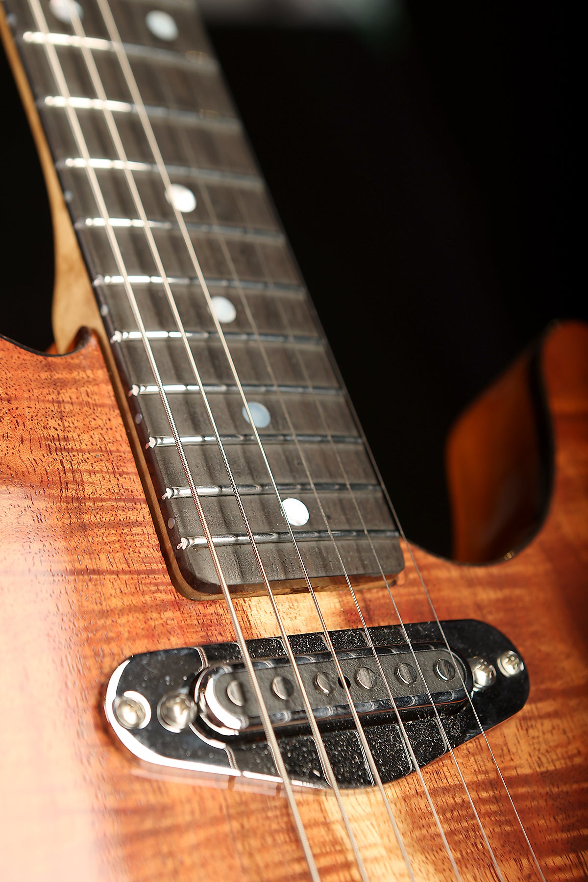 Cargill Custom Thinline Telecaster &#39;Figured Blackwood&#39; Preowned 2024 - Acoustic Centre Music Store, Melbourne Australia