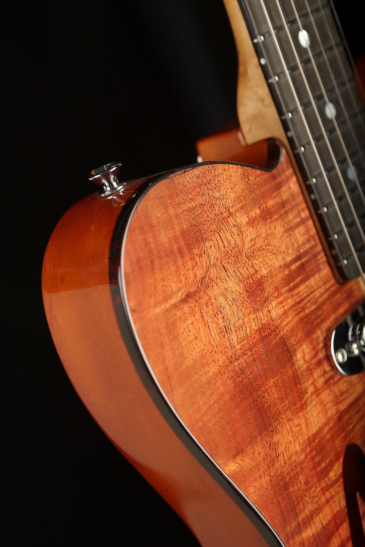 Cargill Custom Thinline Telecaster &#39;Figured Blackwood&#39; Preowned 2024 - Acoustic Centre Music Store, Melbourne Australia