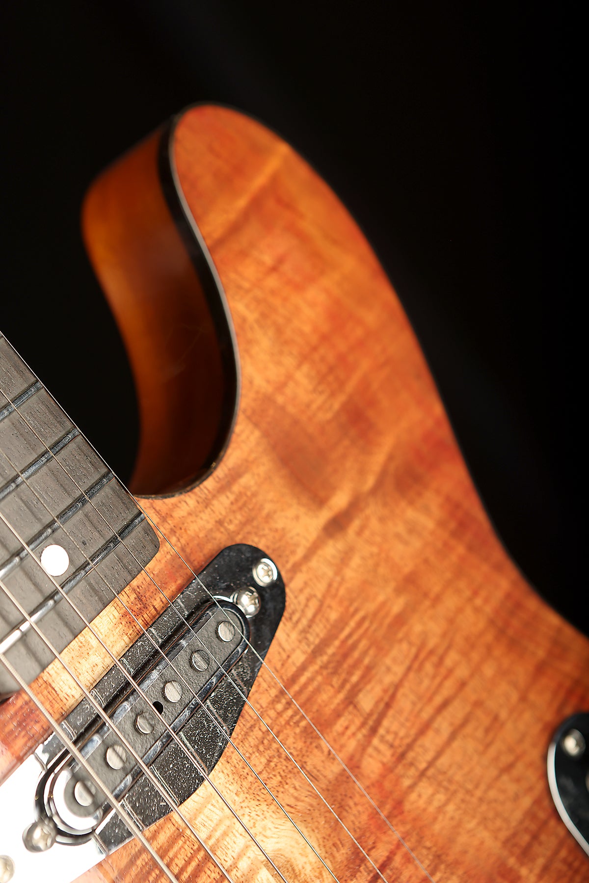 Cargill Custom Thinline Telecaster &#39;Figured Blackwood&#39; Preowned 2024 - Acoustic Centre Music Store, Melbourne Australia