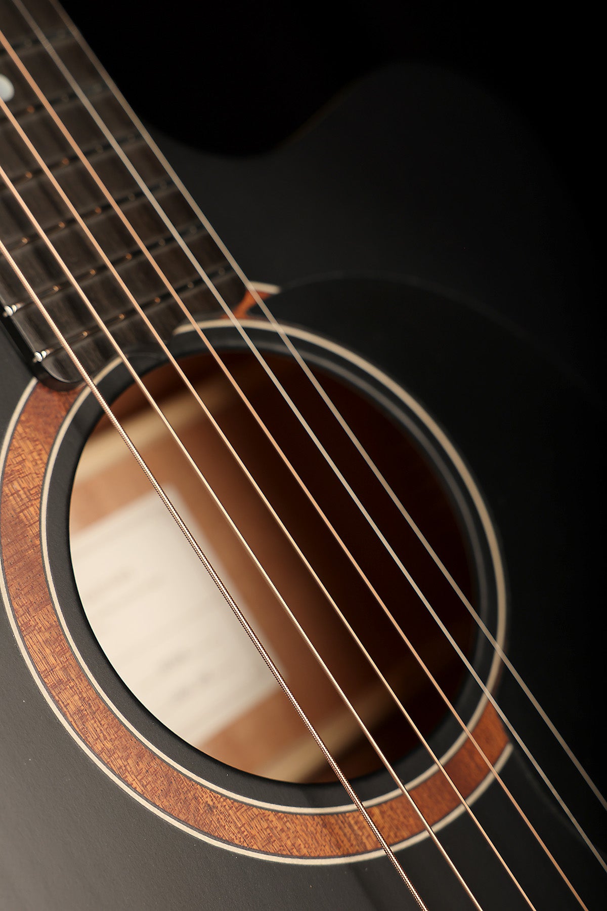 Maton SRS60C Custom 'Satin Black' Acoustic Electric Guitar