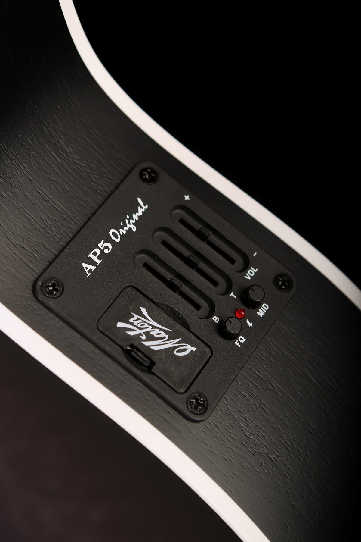 Maton Mini EM-6 Mini Custom &#39;Ghost Black&#39; Acoustic Electric Guitar - Acoustic Centre Music Store, Melbourne Australia