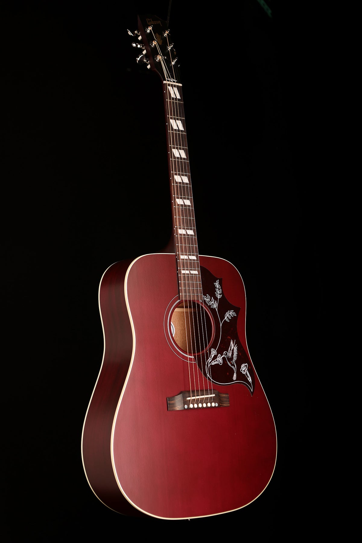 Gibson’s Hummingbird Special Satin &#39;Wine Red&#39; Acoustic Electric Guitar - Acoustic Centre Music Store, Melbourne Australia