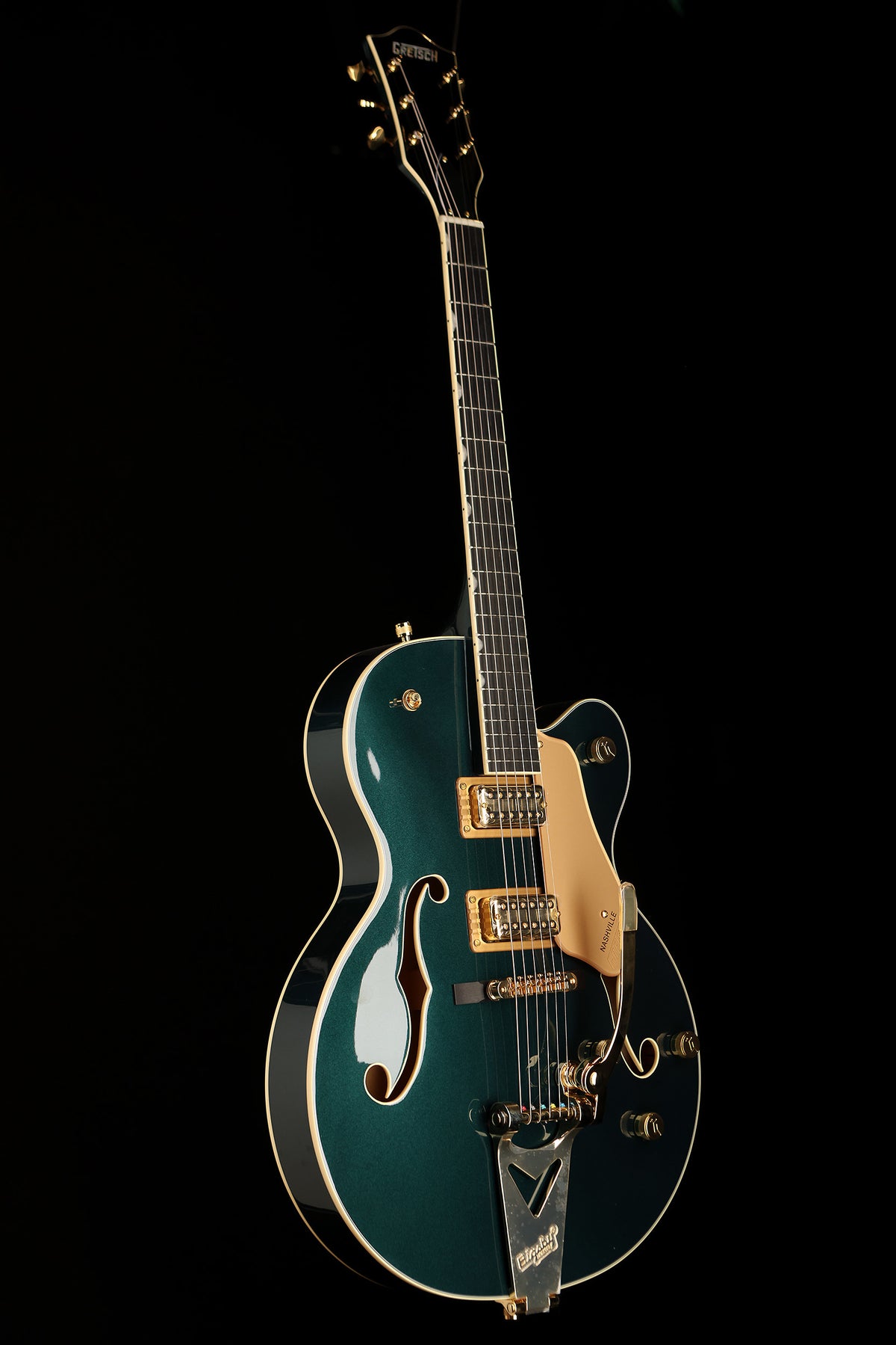 Gretsch Synchromatic Nashville Hollow Body Single-Cut with Bigsby &#39;Cadillac Green&#39; Electric Guitar - Acoustic Centre Music Store, Melbourne Australia