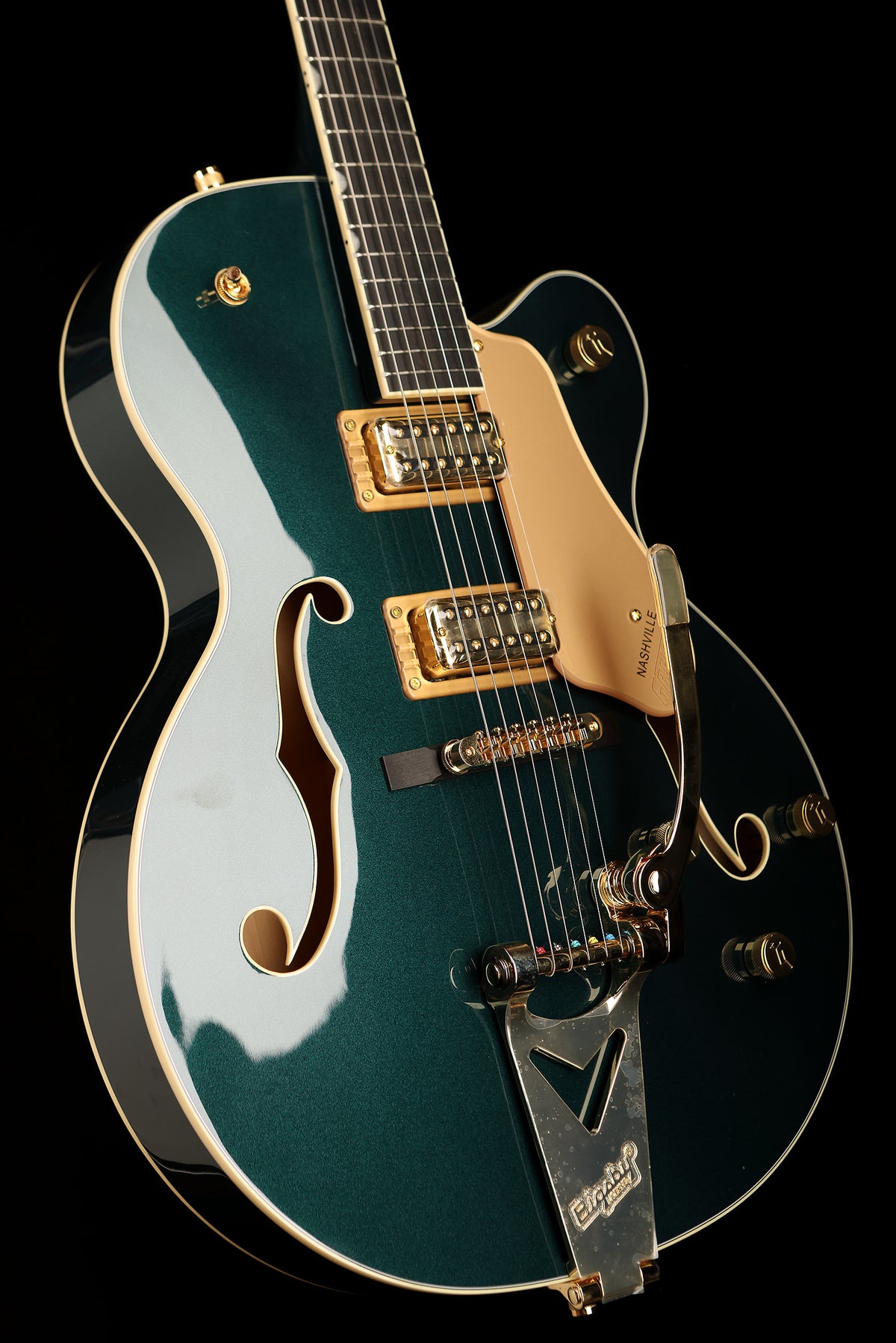 Gretsch Synchromatic Nashville Hollow Body Single-Cut with Bigsby &#39;Cadillac Green&#39; Electric Guitar - Acoustic Centre Music Store, Melbourne Australia