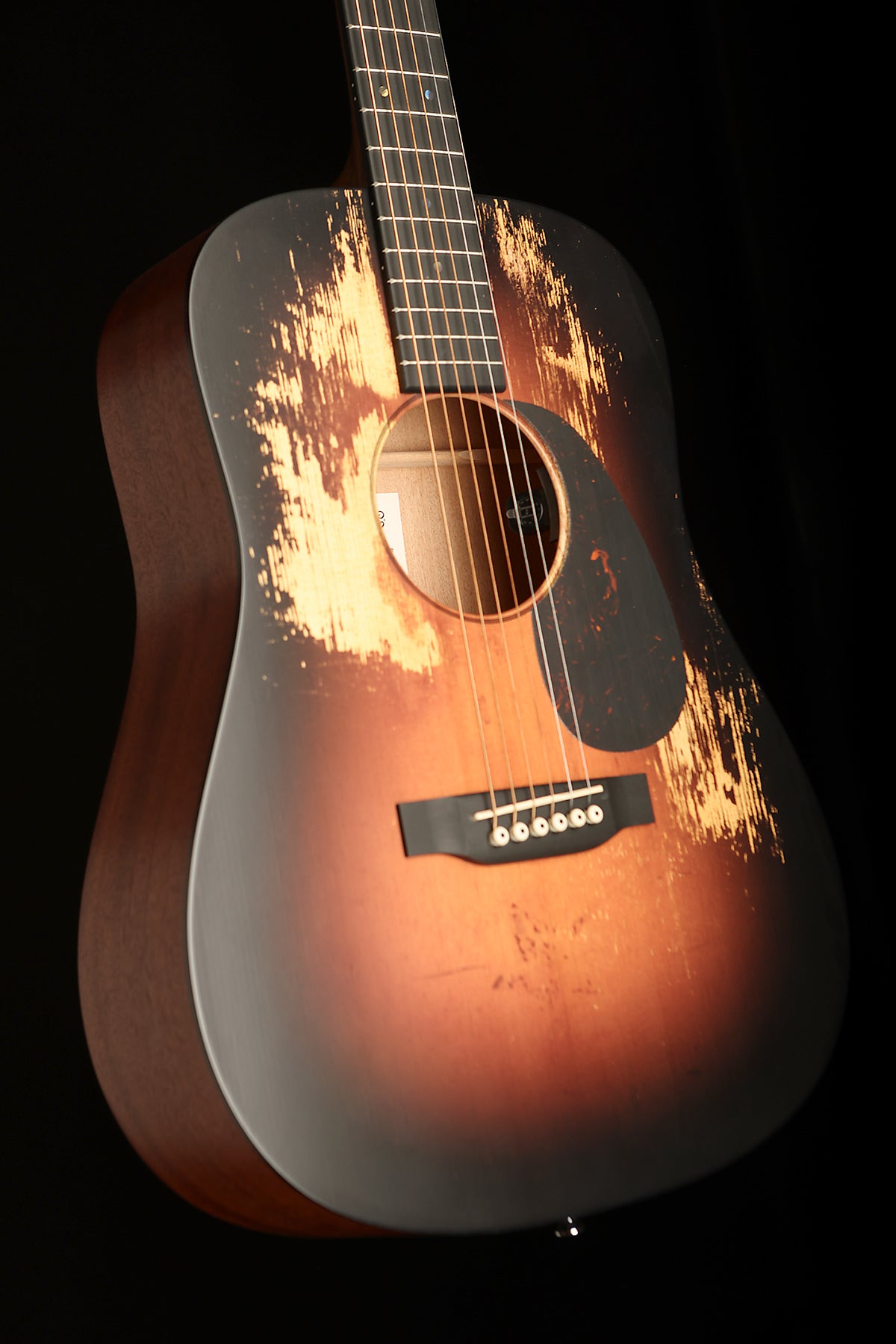 Martin D Jr-E StreetLegend Burst Travel Acoustic Electric Guitar