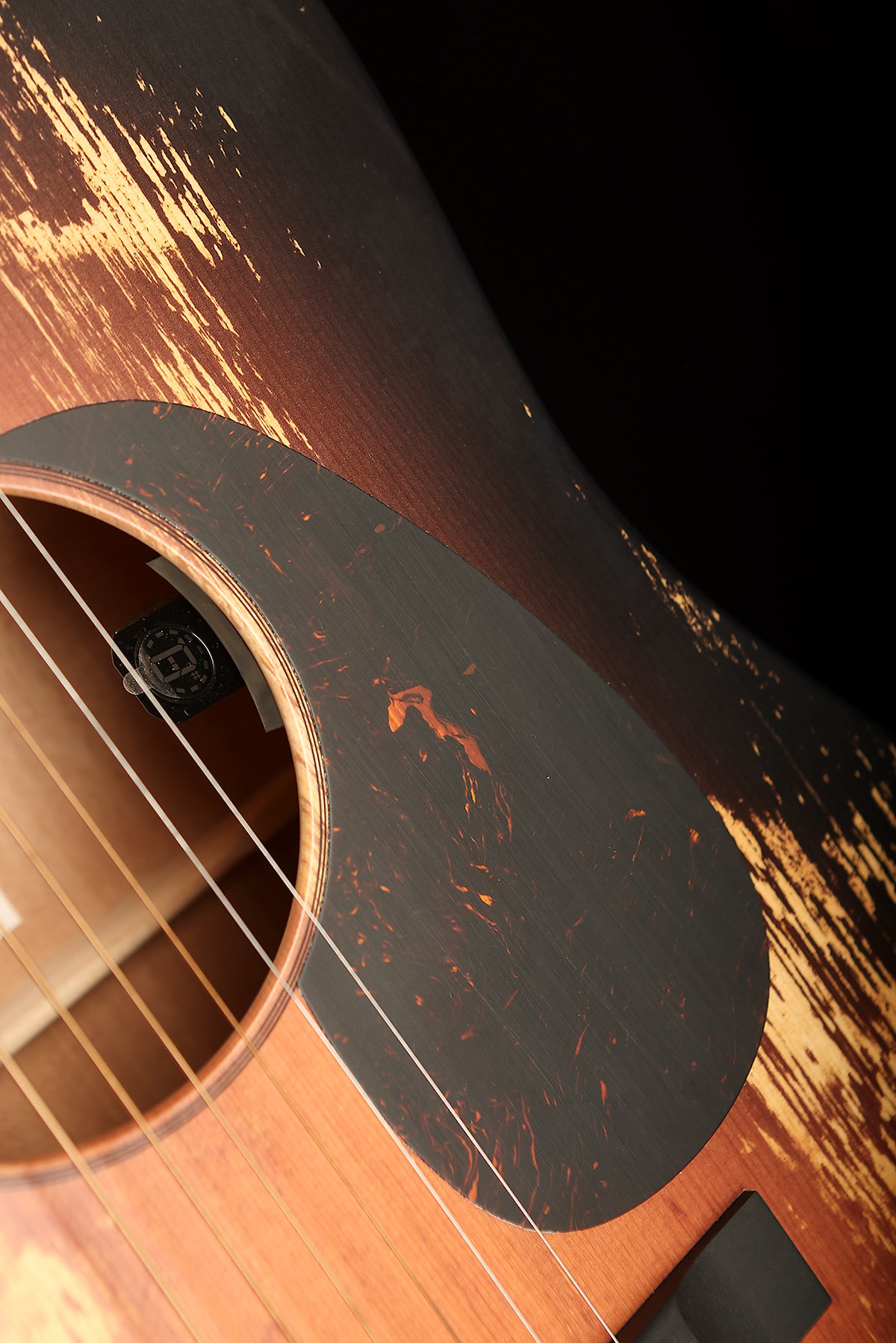 Martin D Jr-E StreetLegend Burst Travel Acoustic Electric Guitar