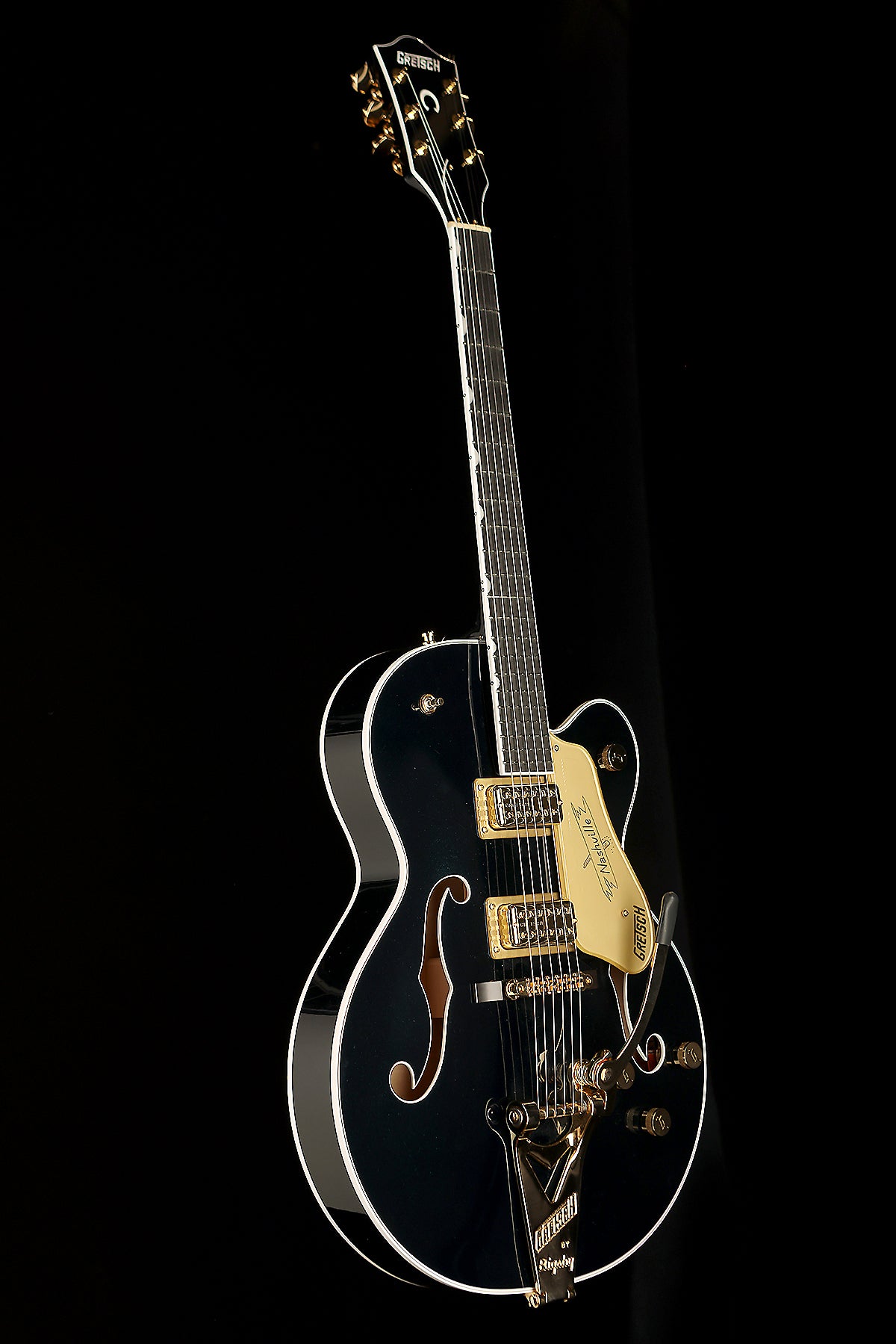 Gretsch Nashville &#39;Midnight Sapphire&#39; with String-Thru Bigsby Electric Guitar - Acoustic Centre Music Store, Melbourne Australia