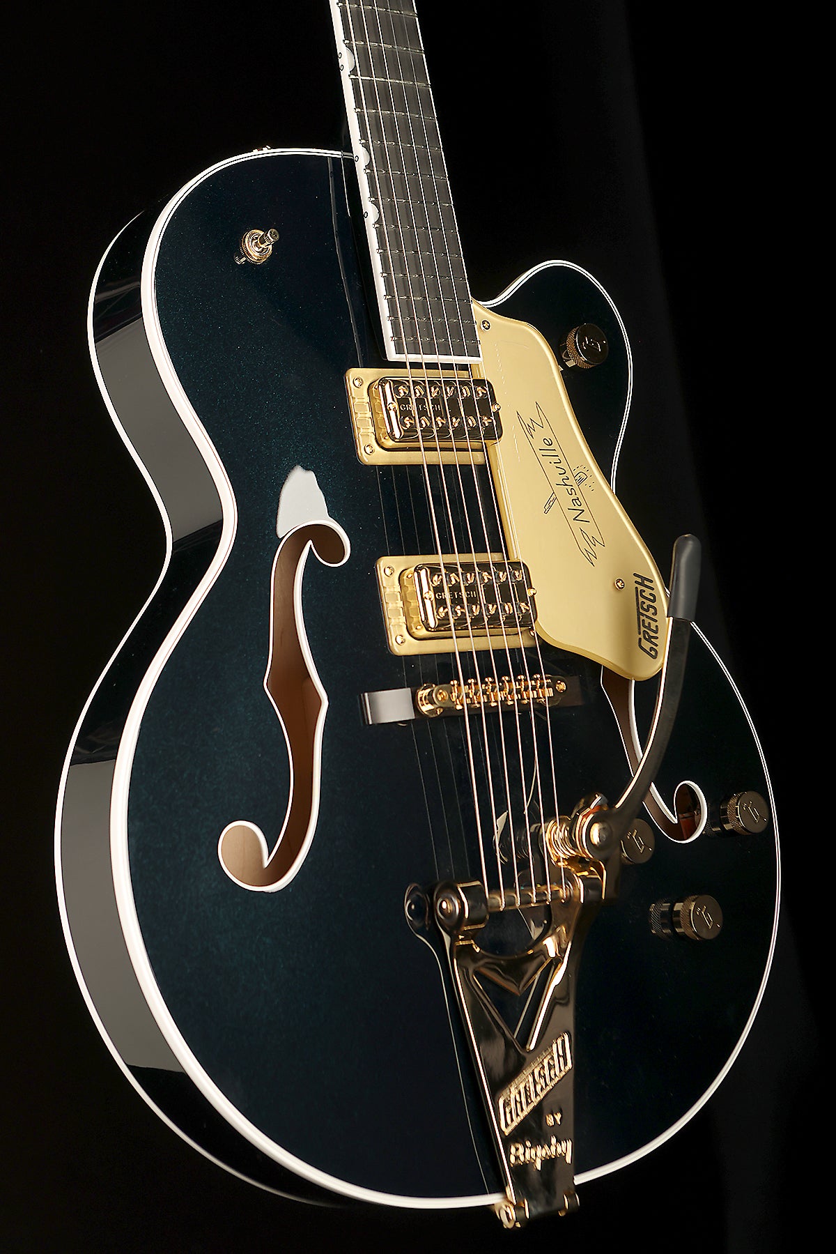 Gretsch Nashville &#39;Midnight Sapphire&#39; with String-Thru Bigsby Electric Guitar - Acoustic Centre Music Store, Melbourne Australia
