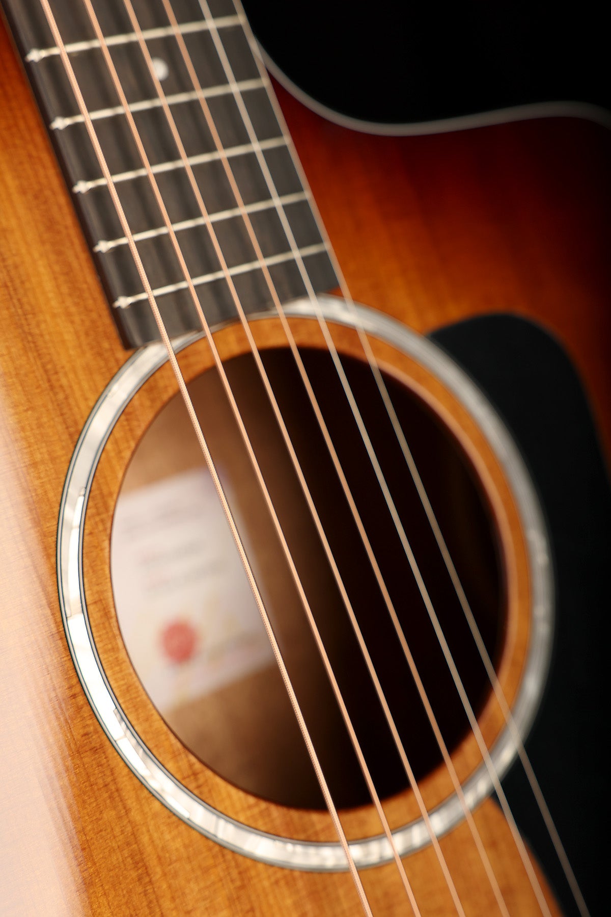 Taylor 214ce-K DLX 'Sunburst' Acoustic Electric Guitar
