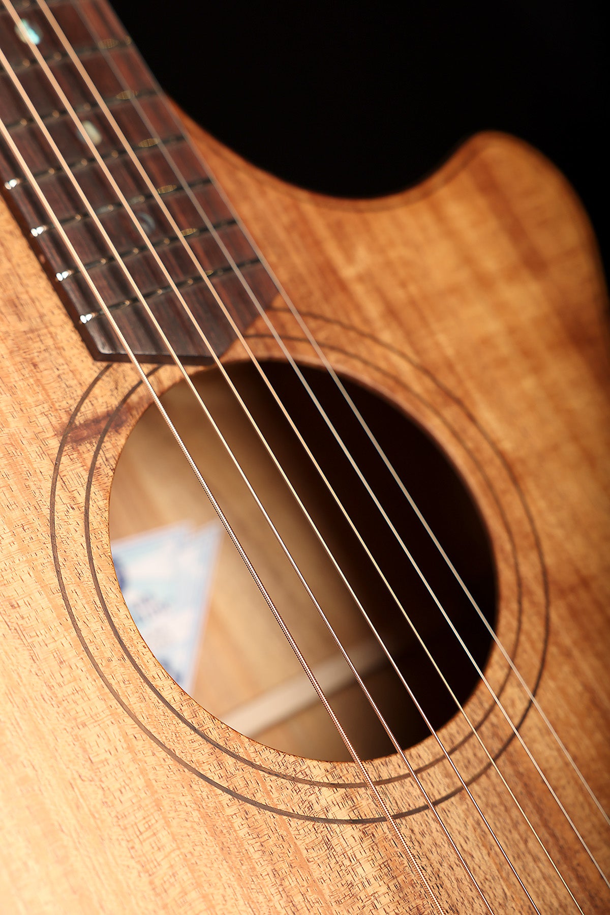 Cole Clark AN2EC Angel 'Blackwood / Blackwood' Acoustic Electric Guitar