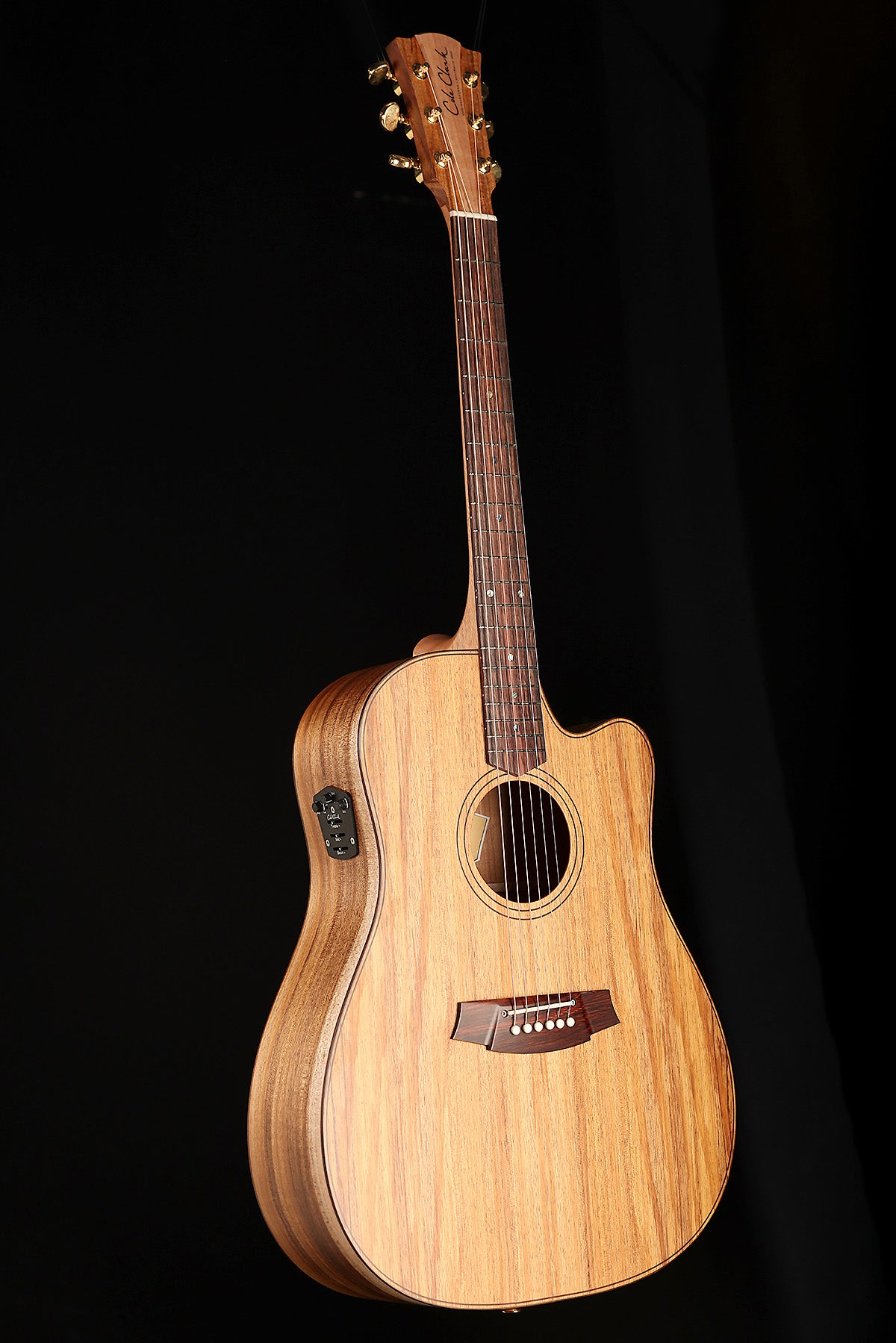 Cole Clark FL2EC Fat Lady Dreadnought Cutaway 'Blackwood / Blackwood' Acoustic Electric Guitar