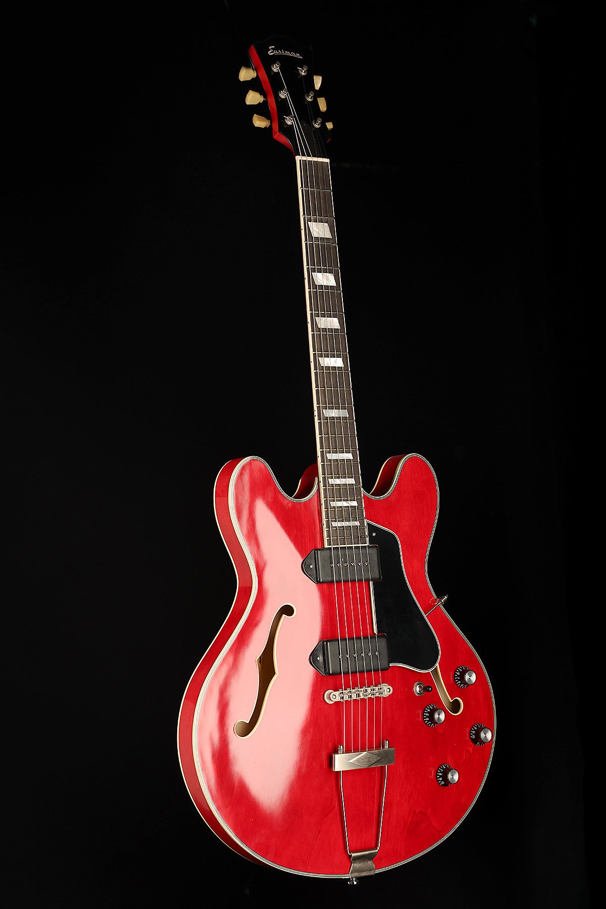 Eastman T64/TV-T-RD 'Vintage Red' Hollow Body Electric Guitar