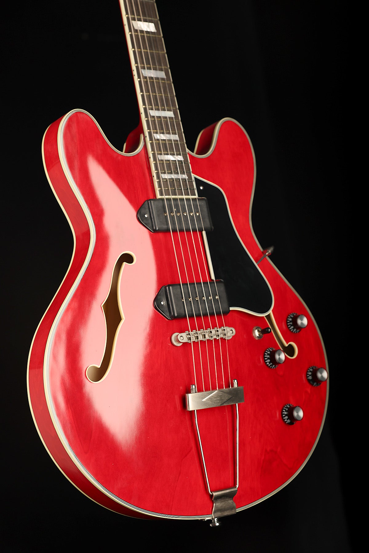 Eastman T64/TV-T-RD 'Vintage Red' Hollow Body Electric Guitar