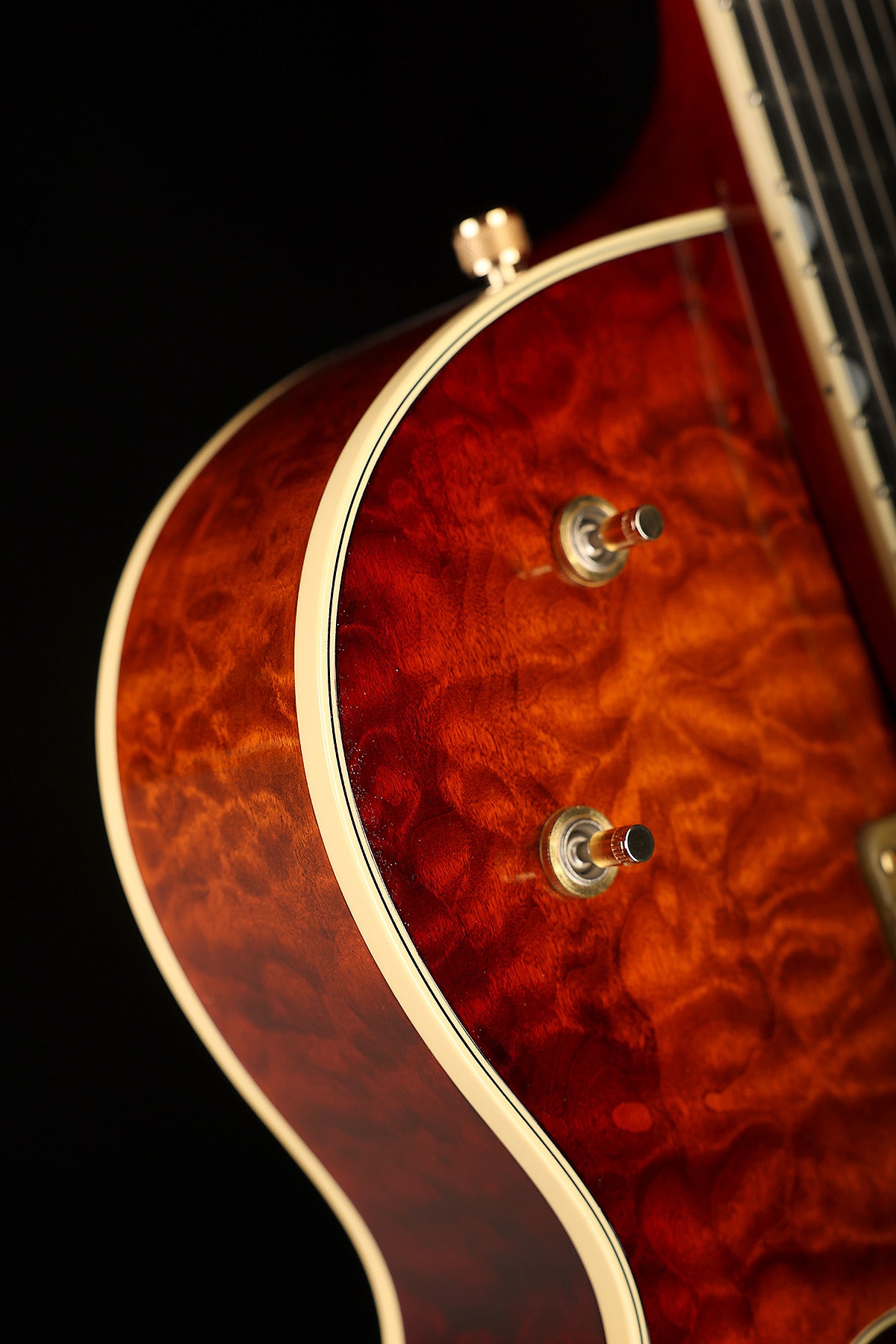 Gretsch G6136TGQM-59 Limited Edition Quilt Classic Falcon 'Forge Glow' Hollow Body Electric Guitar