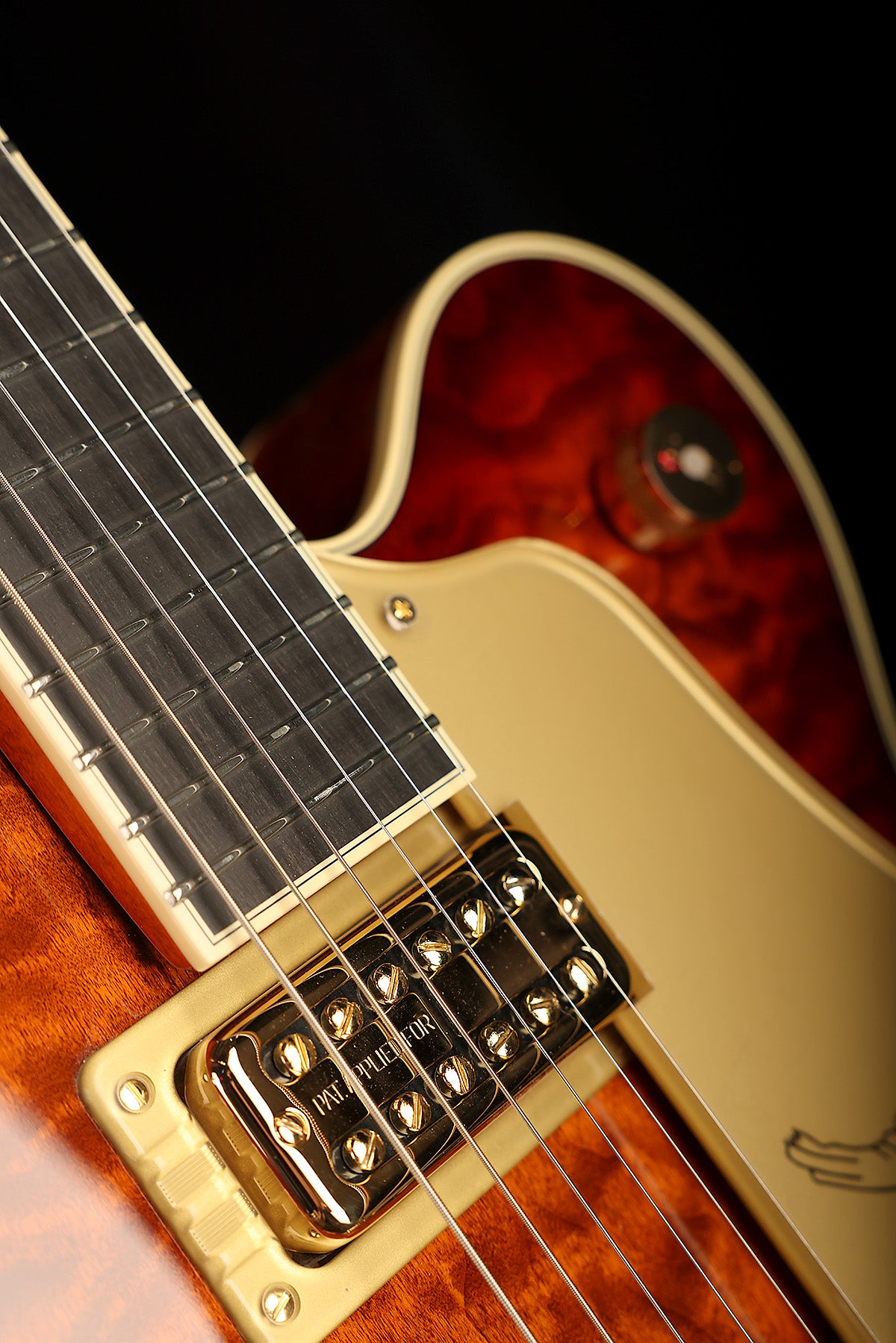 Gretsch G6136TGQM-59 Limited Edition Quilt Classic Falcon 'Forge Glow' Hollow Body Electric Guitar