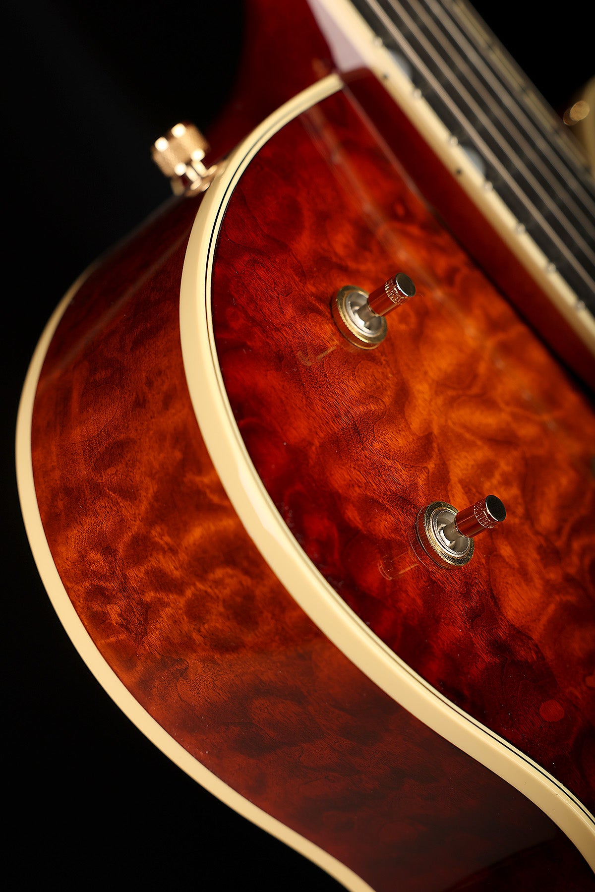Gretsch G6136TGQM-59 Limited Edition Quilt Classic Falcon 'Forge Glow' Hollow Body Electric Guitar