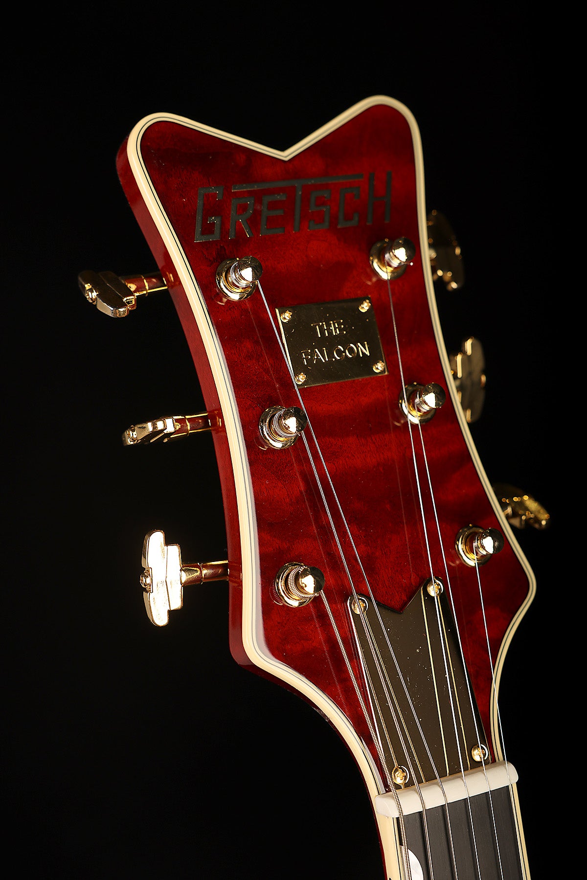 Gretsch G6136TGQM-59 Limited Edition Quilt Classic Falcon 'Forge Glow' Hollow Body Electric Guitar