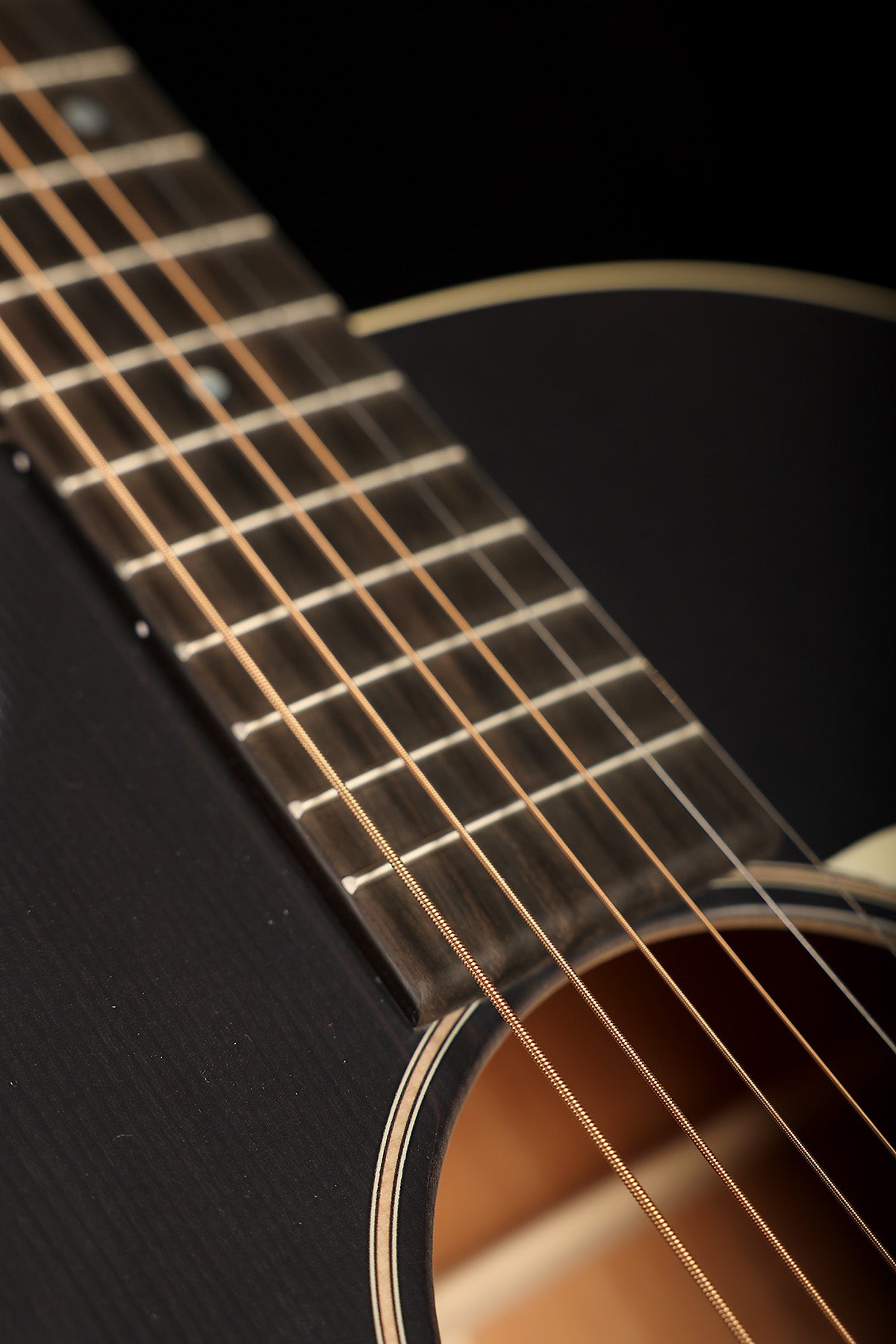 Martin DSS-16E 'Black Smoke' Sloped Shoulder Dreadnought Acoustic Electric Guitar