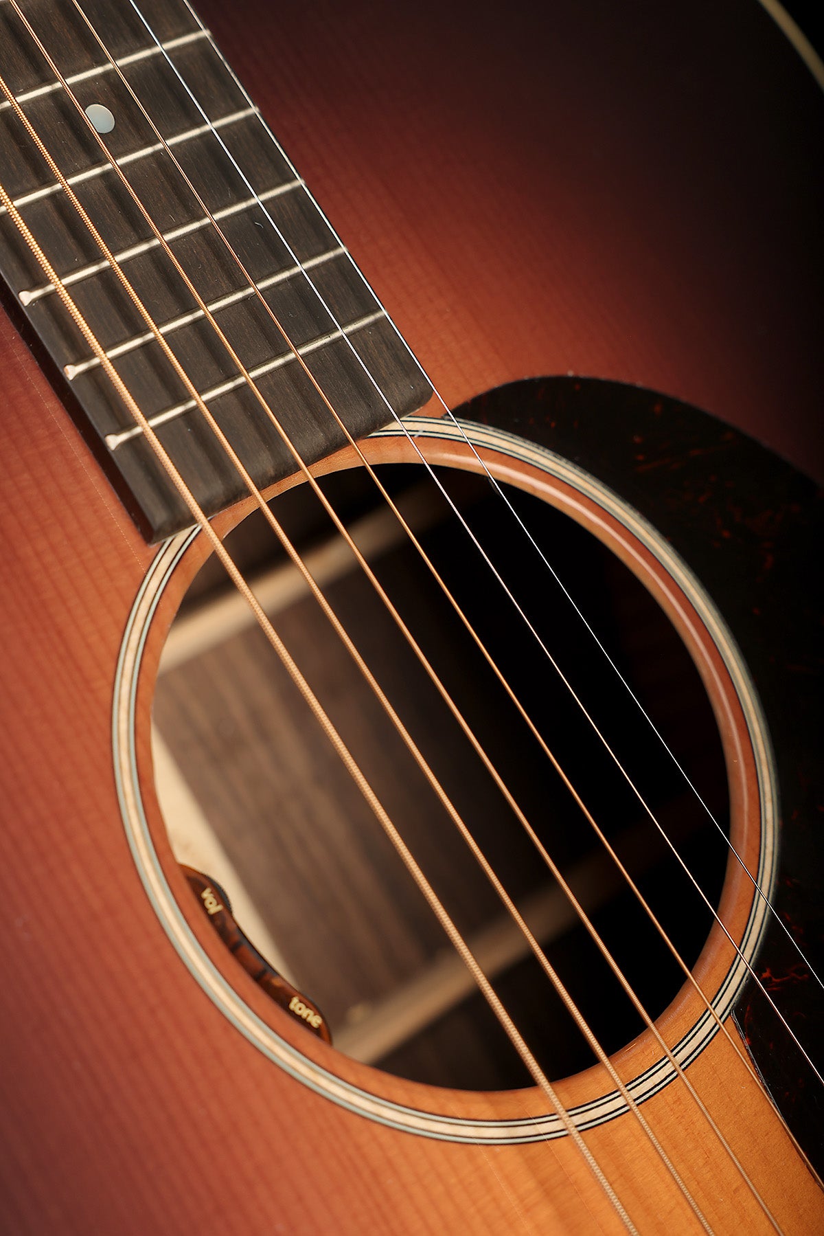 Martin J-16E '1935 Burst' Jumbo Acoustic Electric Guitar