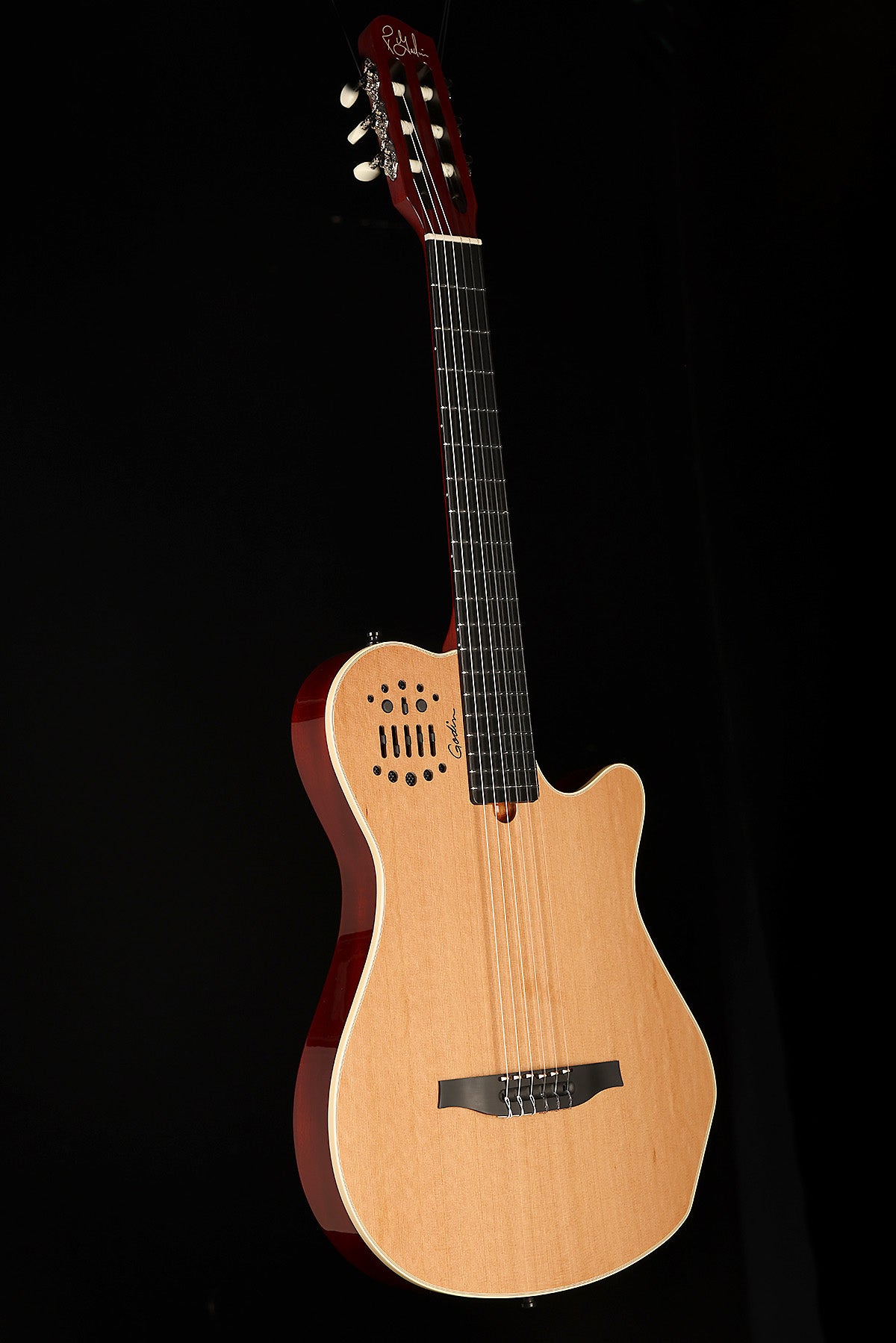 Godin Multiac Grand Concert SA 'Natural' Classical Electric Guitar