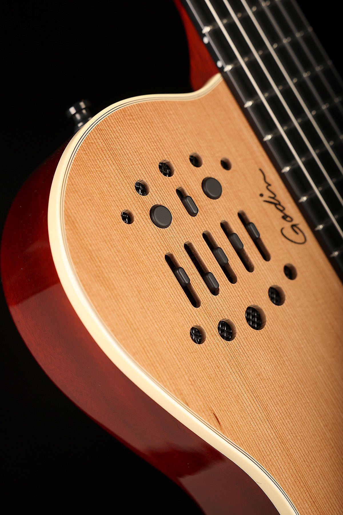 Godin Multiac Grand Concert SA 'Natural' Classical Electric Guitar