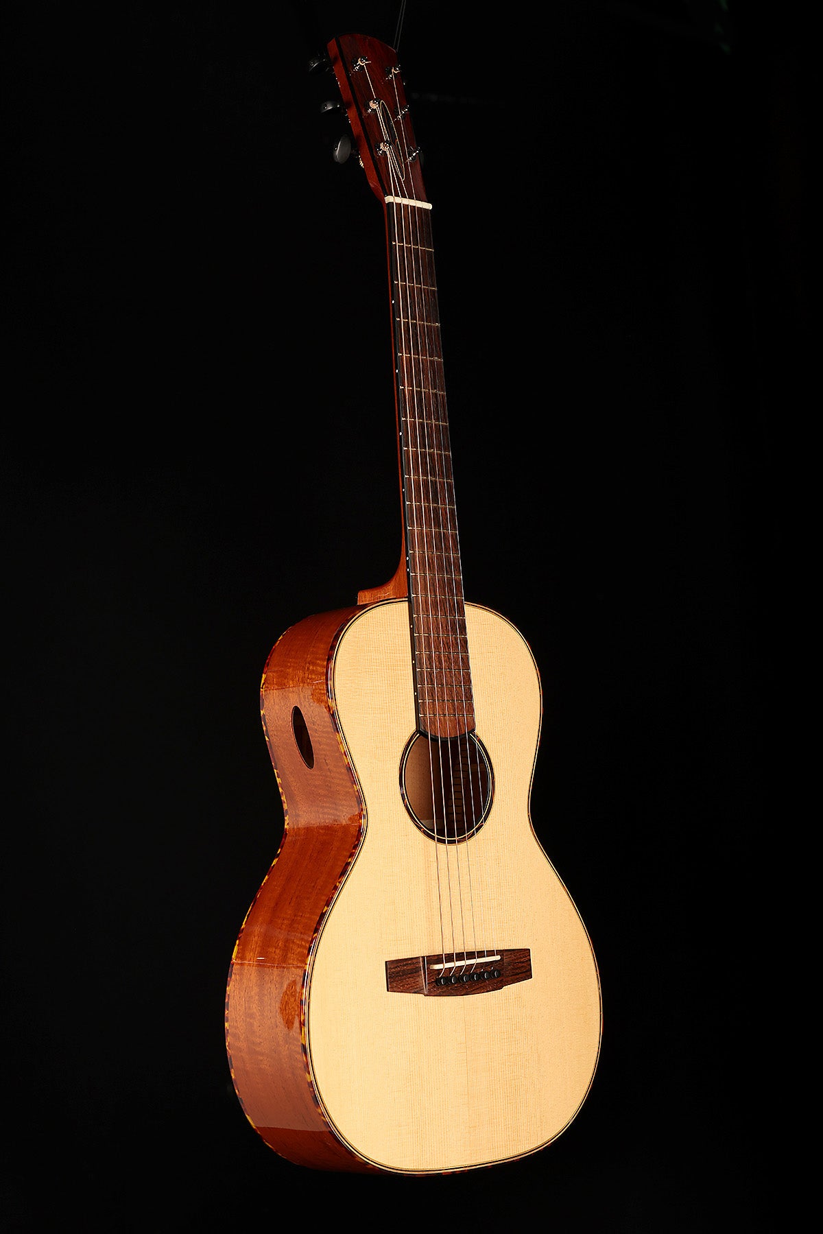 Baranik Retreux Parlour 'Adirondack / Fiddleback Mahogany' Preowned 2019