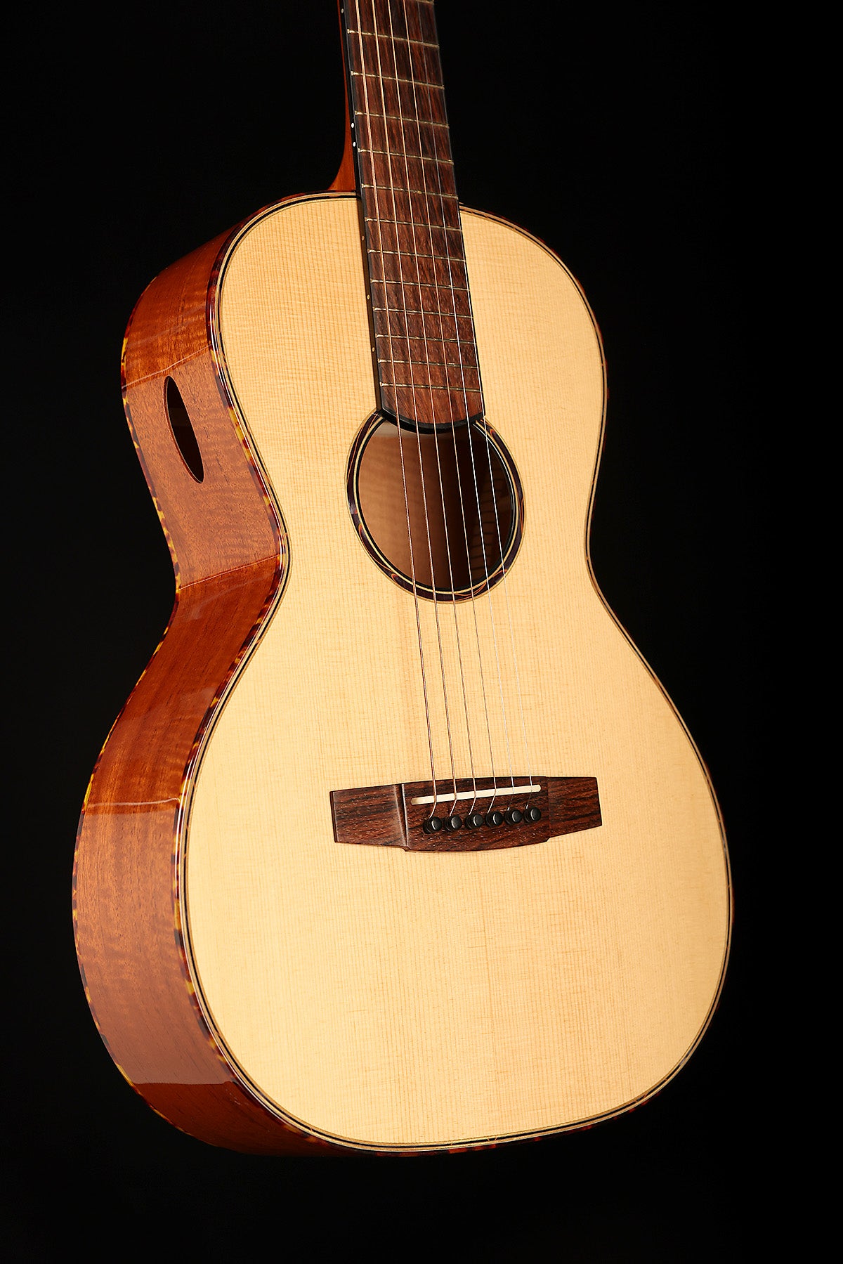 Baranik Retreux Parlour 'Adirondack / Fiddleback Mahogany' Preowned 2019