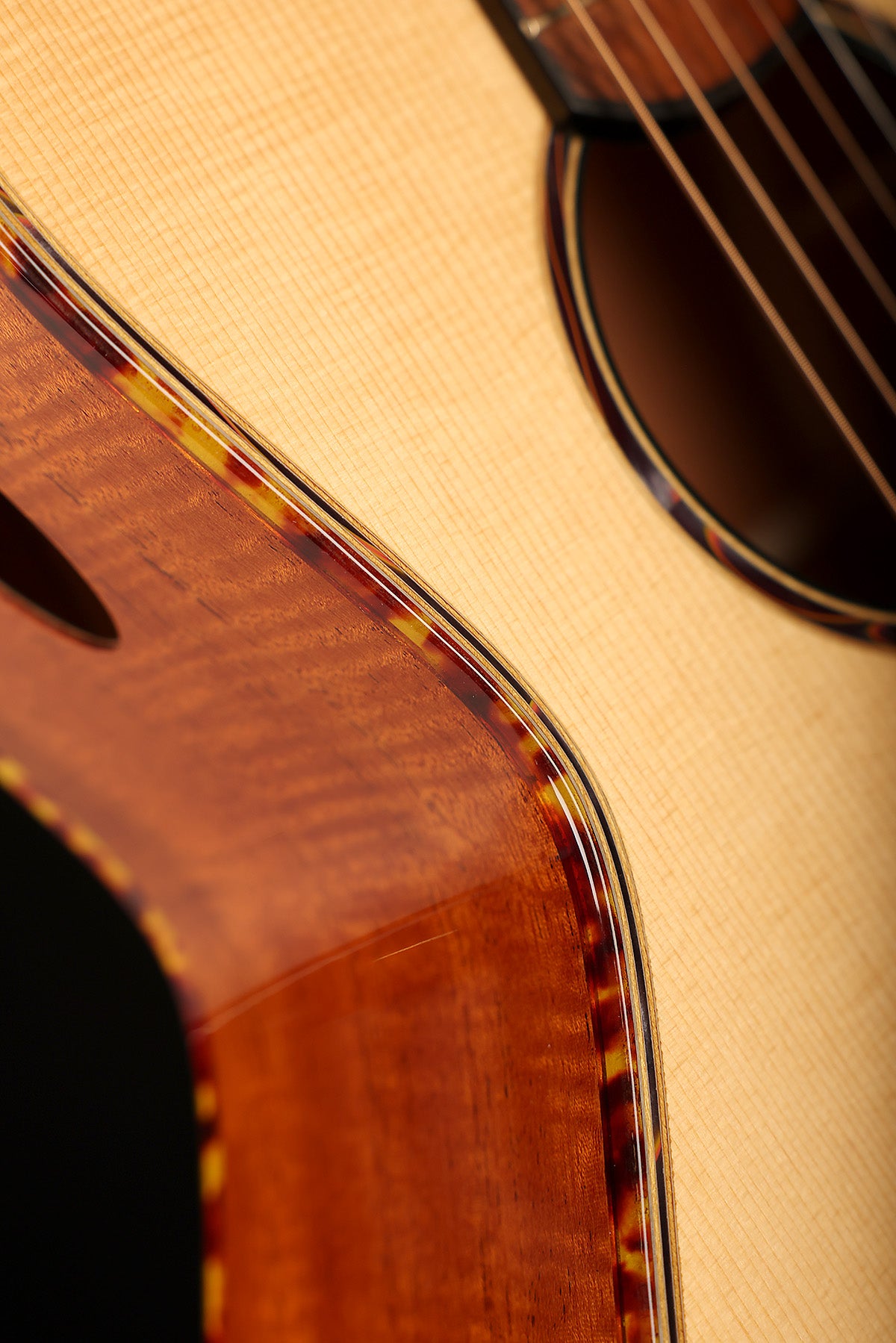 Baranik Retreux Parlour 'Adirondack / Fiddleback Mahogany' Preowned 2019