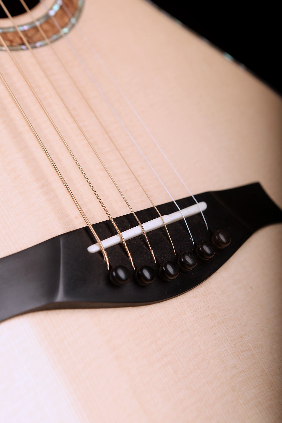 David Worthy Parlour &#39;Adirondack Spruce / Tiger Myrtle&#39; Acoustic Guitar - Acoustic Centre Music Store, Melbourne Australia