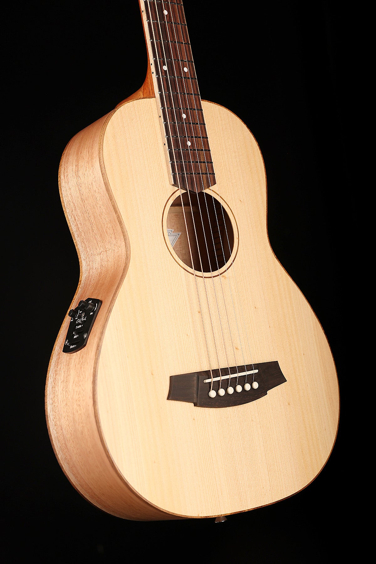 Cole Clark SP1E 'Natural' Studio Parlour Bunya / Queensland Maple Acoustic Electric Guitar