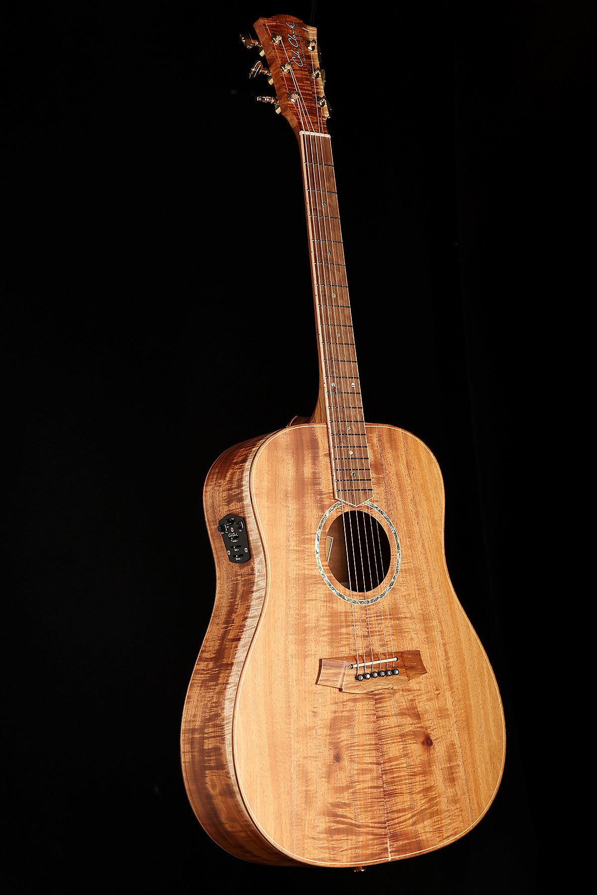 Cole Clark FL Master Grade 'Natural' Fat Lady Dreadnought All Australian Blackwood Acoustic Electric Guitar