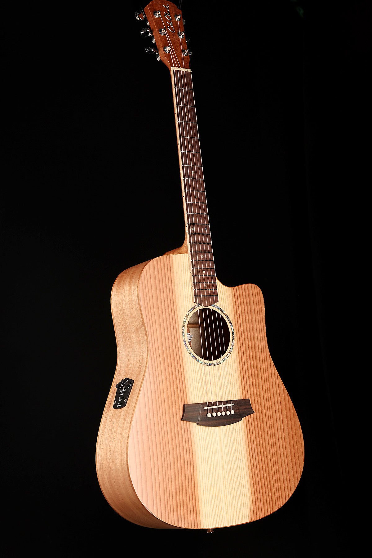 Cole Clark SFL1EC Studio Dreadnought 'Redwood / Queensland Maple' 'Natural' Acoustic Electric Guitar