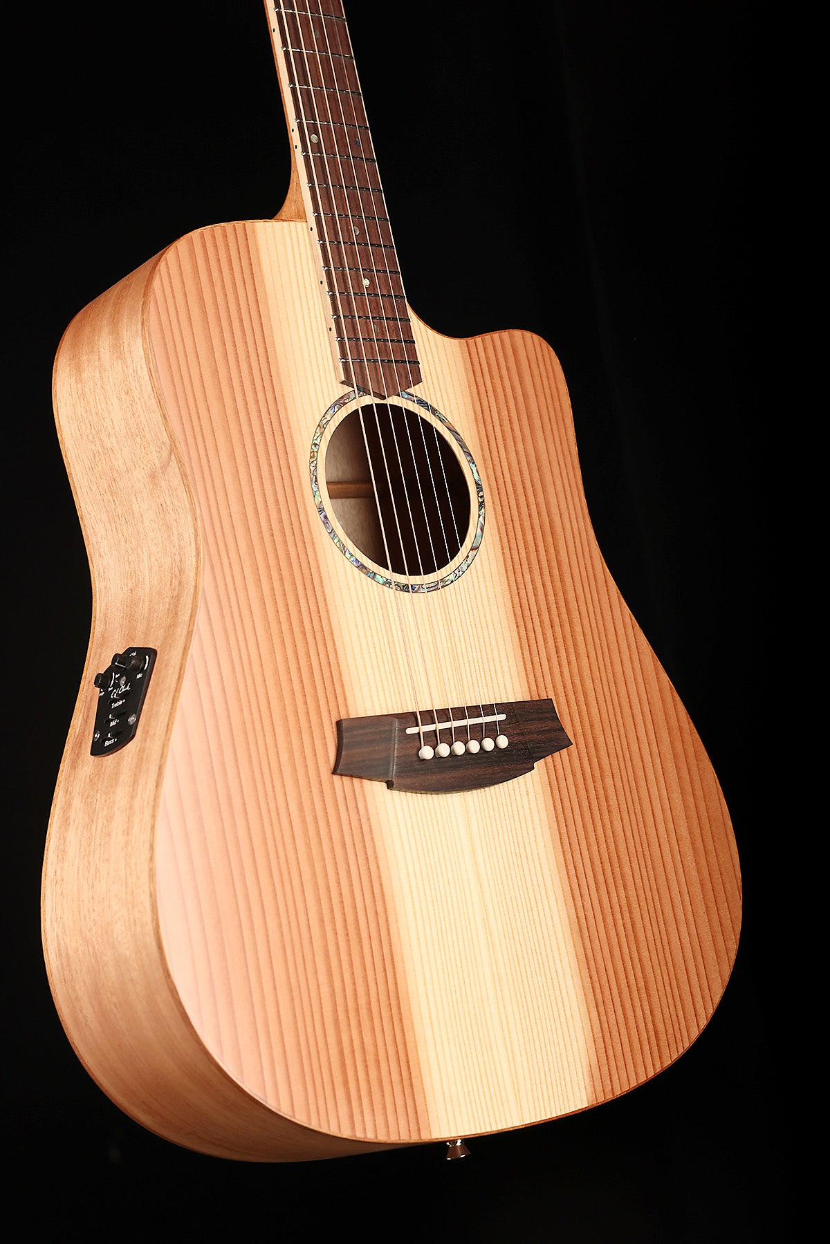 Cole Clark SFL1EC Studio Dreadnought 'Redwood / Queensland Maple' 'Natural' Acoustic Electric Guitar