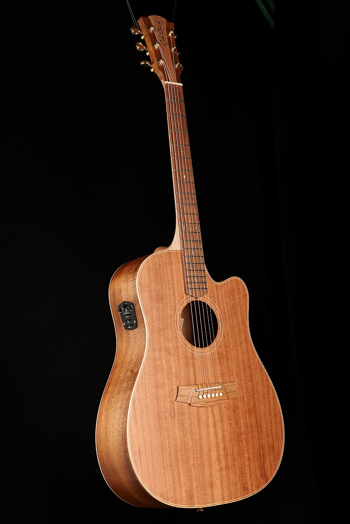 Cole Clark FL2EC Fat Lady  'Redwood / Australian Blackwood' Dreadnought Cutaway Acoustic Electric Guitar