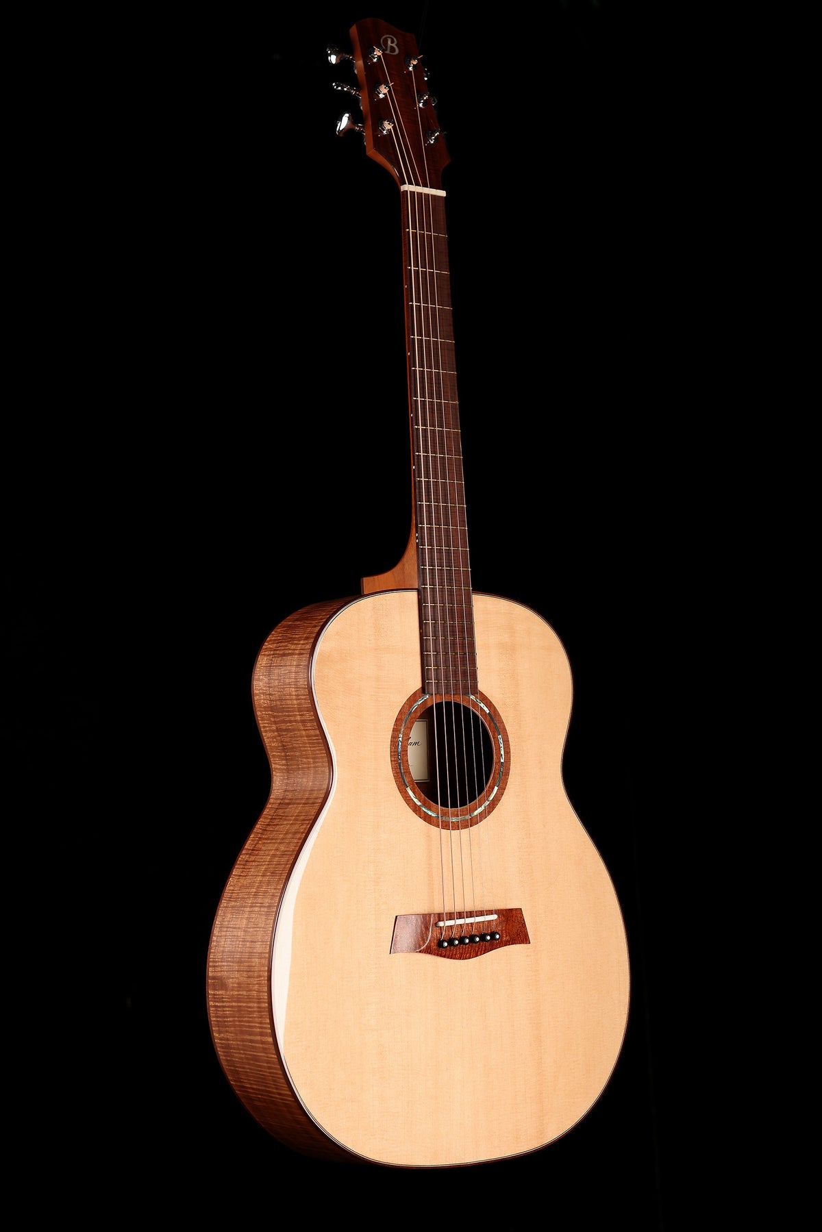 John Buckham 'European Spruce / Cuban Mahogany' OM ‘Natural’ Acoustic Guitar
