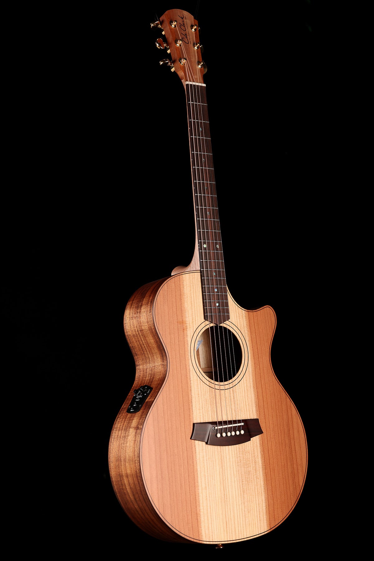 Cole Clark AN2EC ‘Natural’ Angel Grand Auditorium Cutaway 'Redwood / Australian Blackwood' Acoustic Electric Guitar