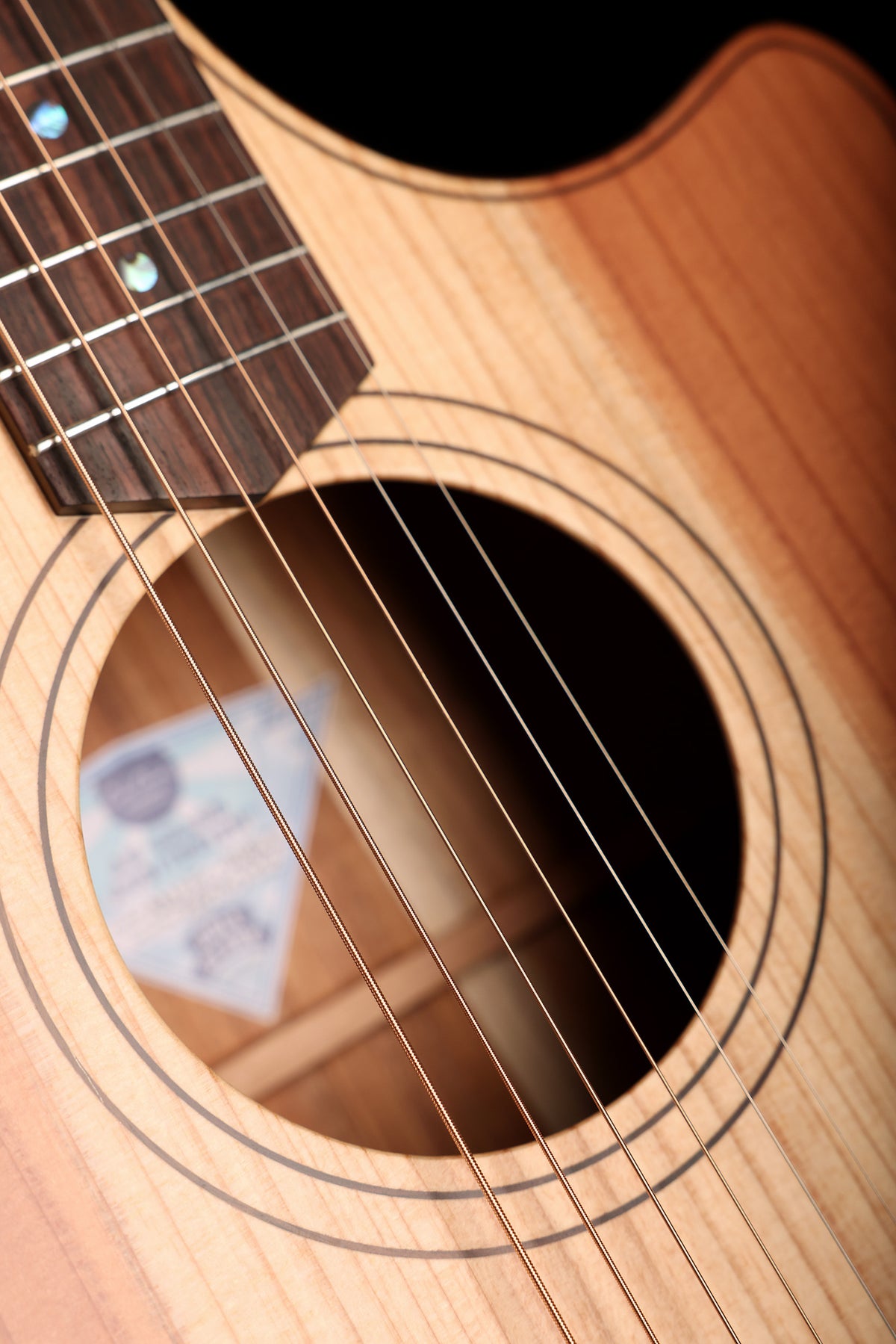 Cole Clark AN2EC ‘Natural’ Angel Grand Auditorium Cutaway 'Redwood / Australian Blackwood' Acoustic Electric Guitar