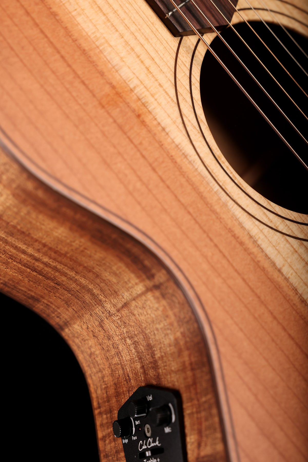 Cole Clark AN2EC ‘Natural’ Angel Grand Auditorium Cutaway 'Redwood / Australian Blackwood' Acoustic Electric Guitar