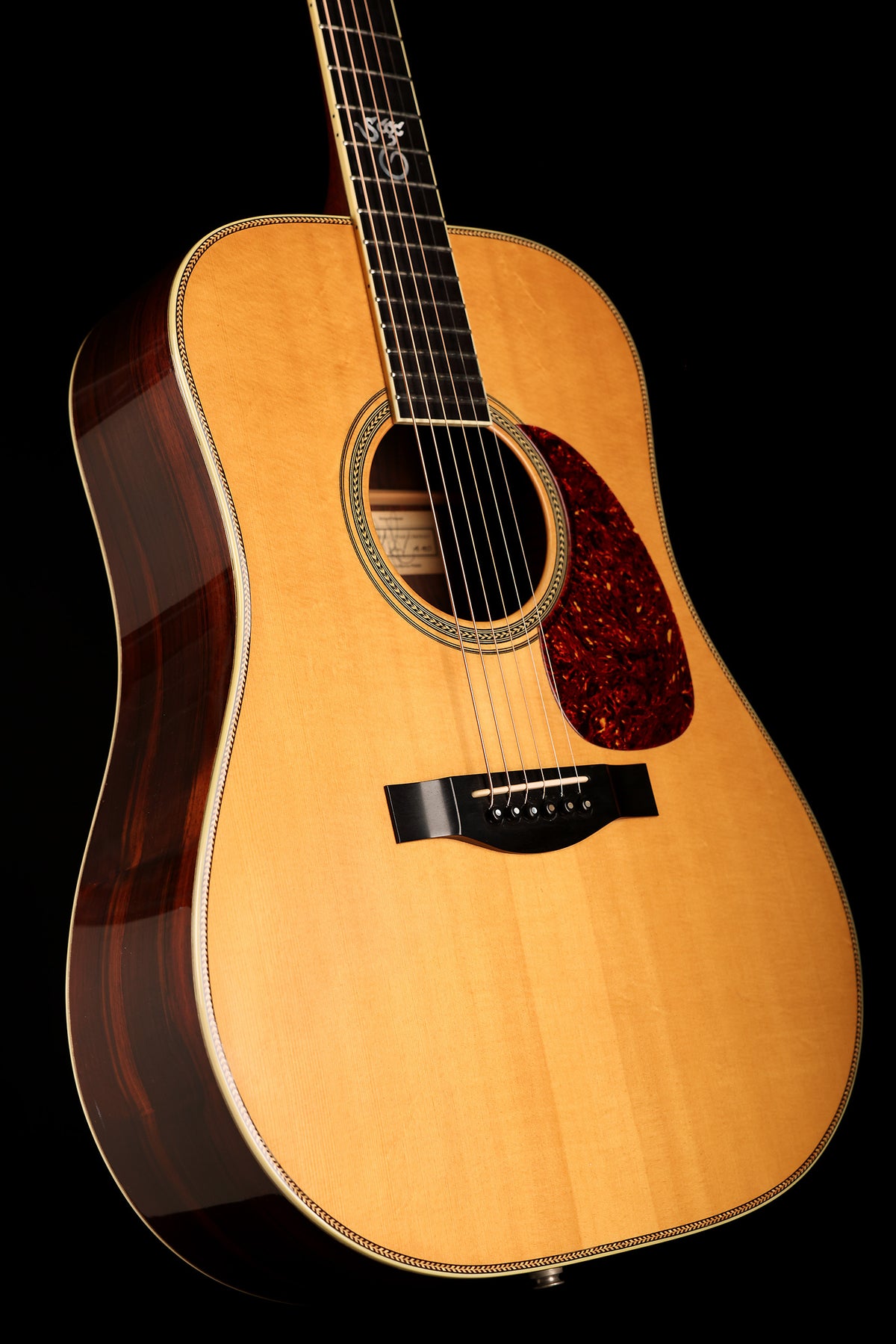Santa Cruz Tony Rice Custom Brazilian Rosewood Dreadnought Preowned 1990