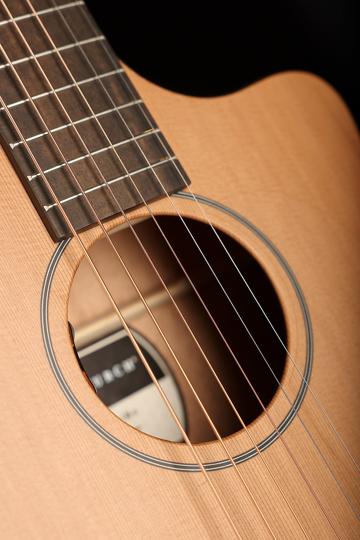 Furch Pioneer-CMe a 'Western Red Cedar / African Mahogany' 'Natural' Travel Acoustic Electric Guitar
