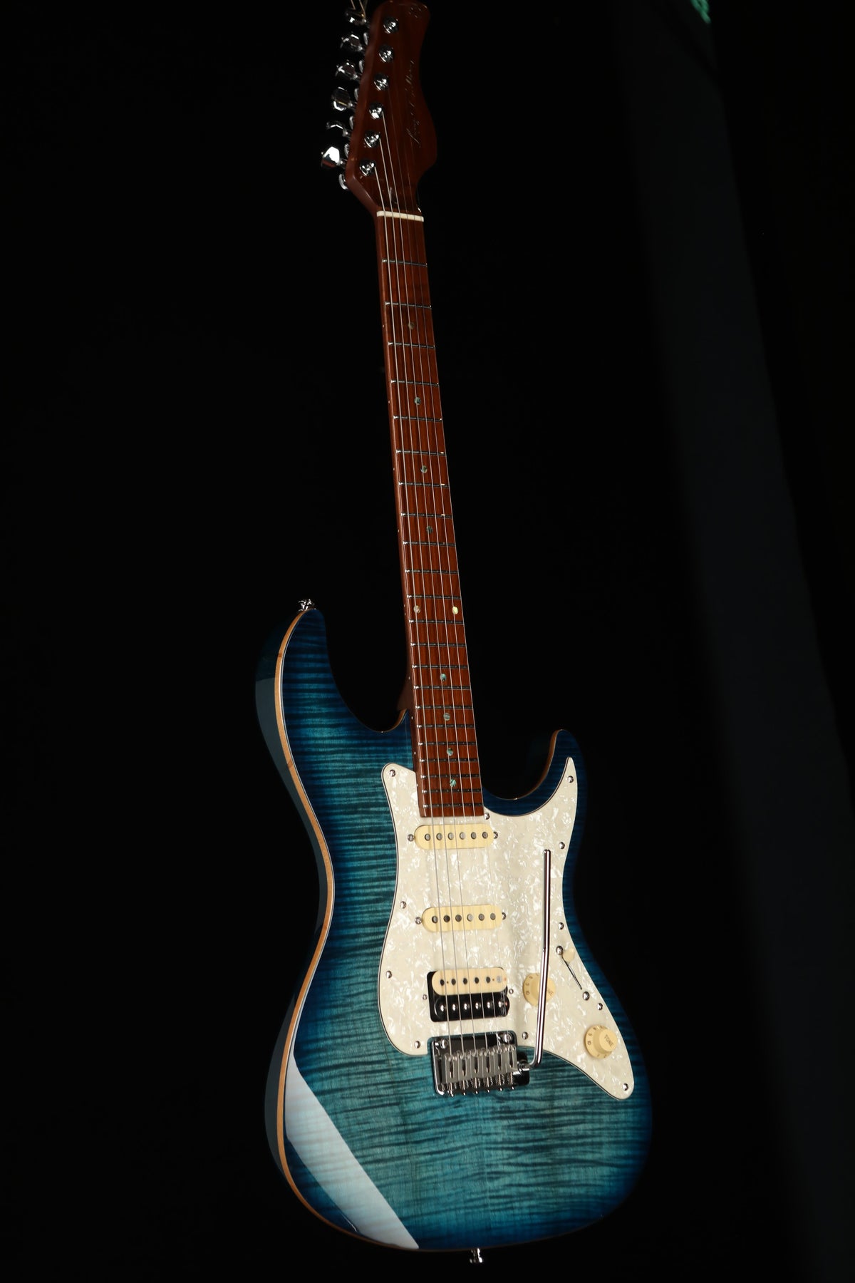 Sire S7 FM &#39;Trans Blue Flame Top&#39; Larry Carlton Signature Electric Guitar - Acoustic Centre Music Store, Melbourne Australia