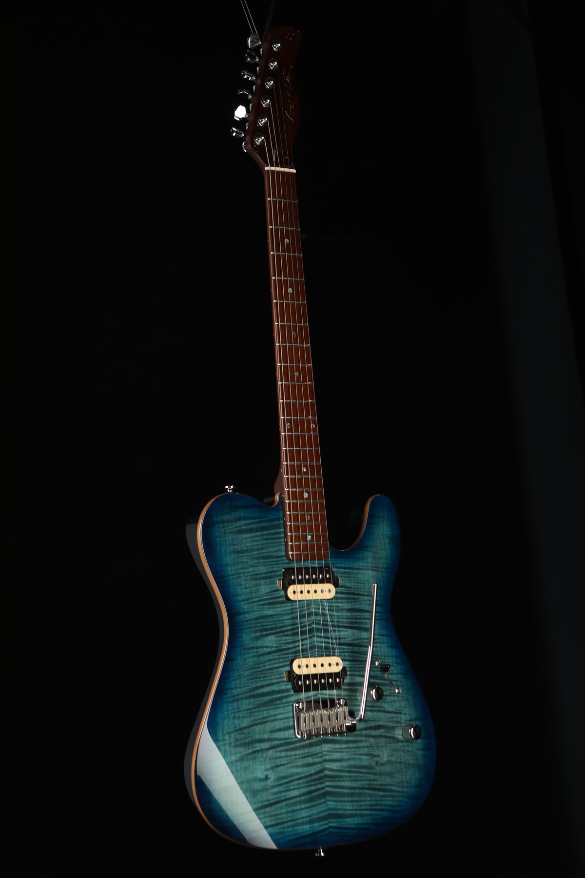 Sire T7 FM &#39;Trans Blue Flame Top&#39; Larry Carlton Signature Electric Guitar - Acoustic Centre Music Store, Melbourne Australia