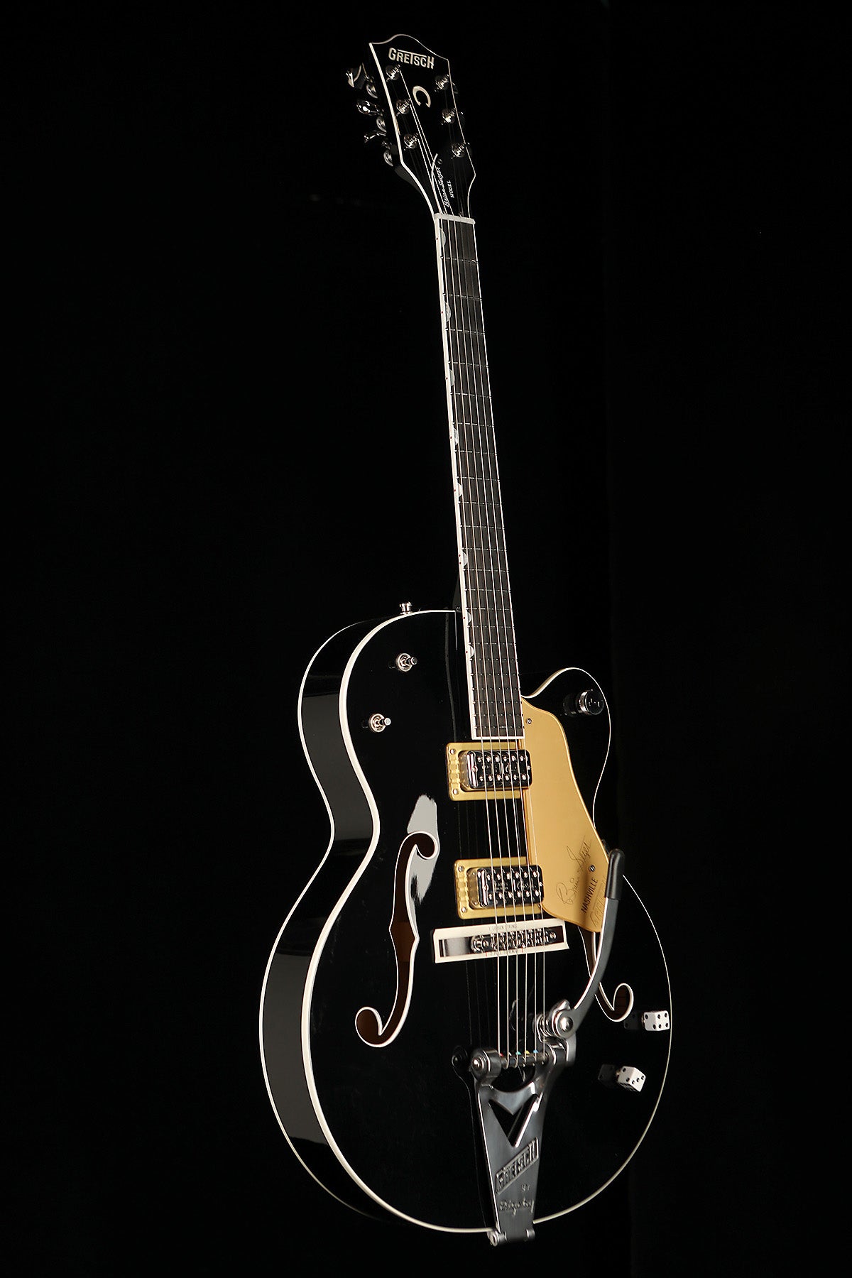 Gretsch G6120T-BSNSH Brian Setzer Signature Nashville 'Black Lacquer' Electric Guitar - Acoustic Centre Music Store, Melbourne Australia