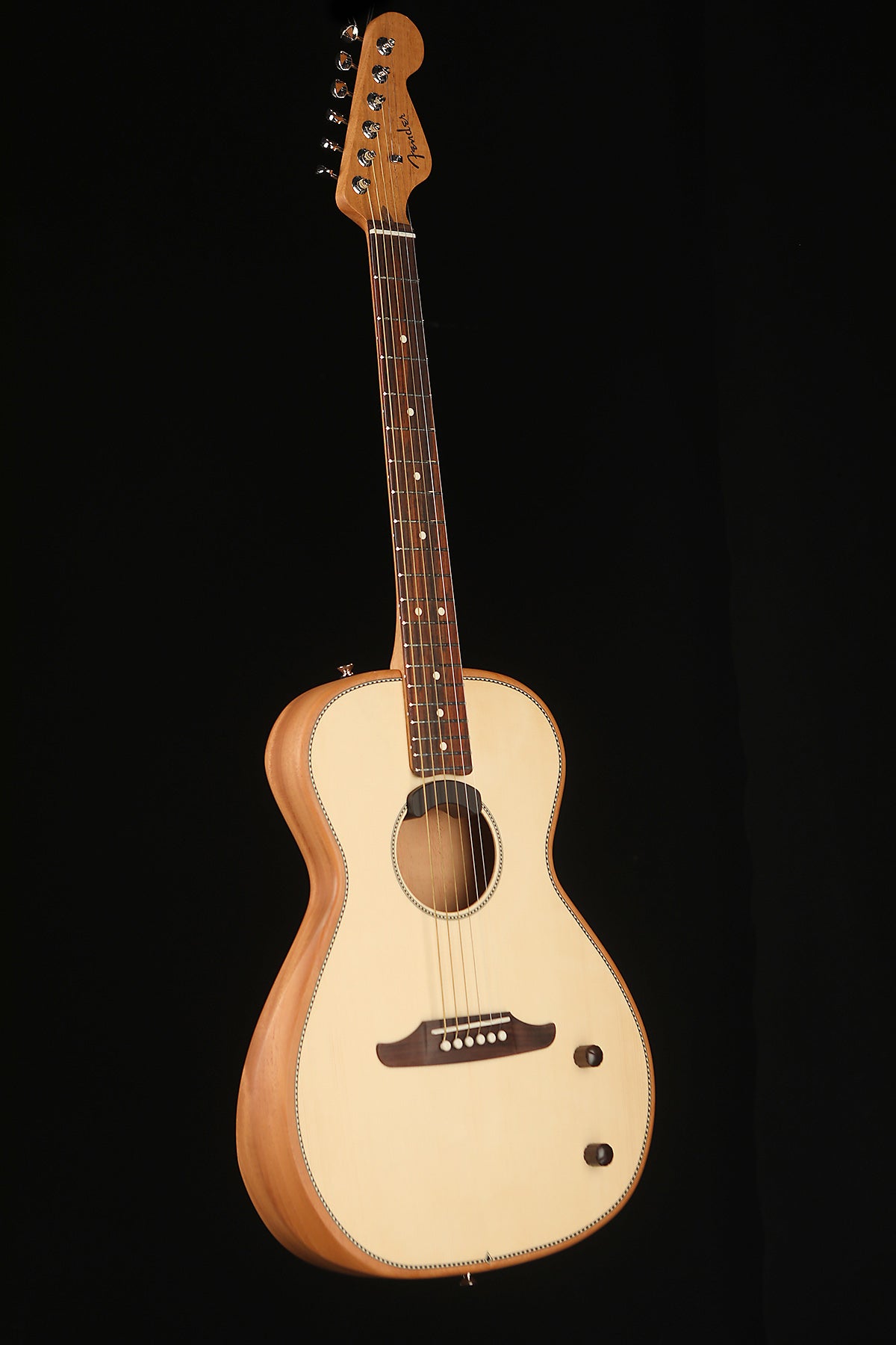 Fender Highway Series Parlor &#39;Natural&#39; Acoustic Electric Guitar - Acoustic Centre Music Store, Melbourne Australia