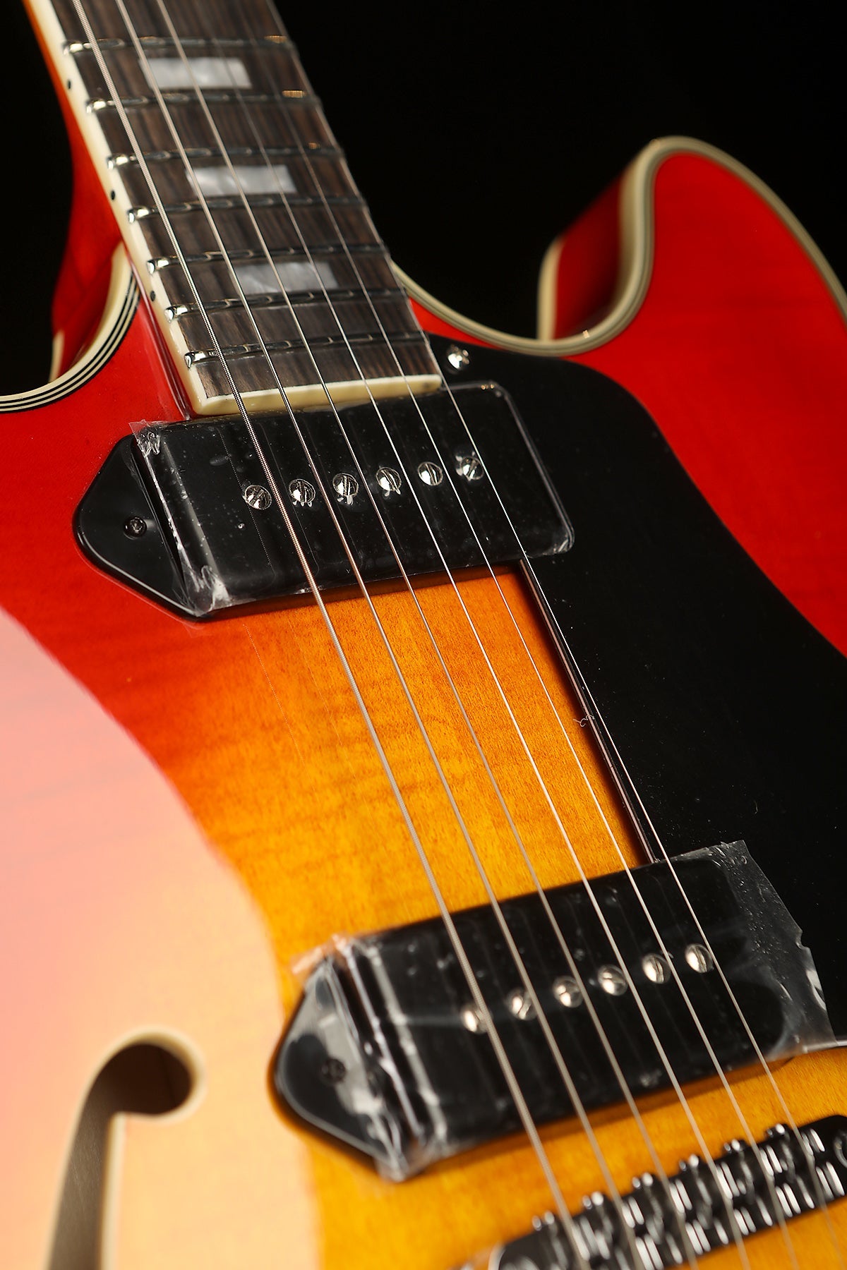 Sire H7V P90 &#39;Cherry Sunburst&#39; Larry Carlton Signature Electric Guitar - Acoustic Centre Music Store, Melbourne Australia
