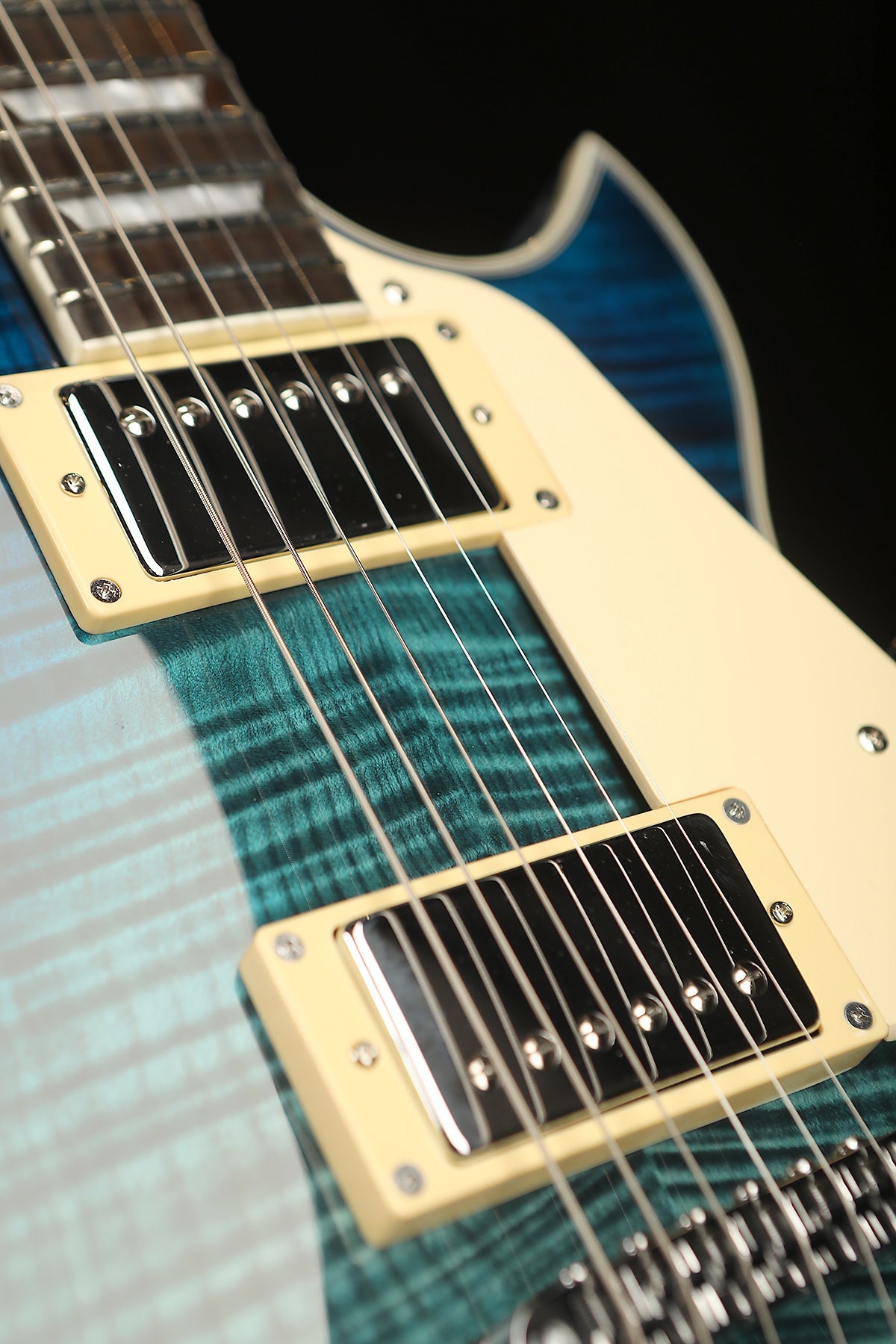 Sire L7 &#39;Trans Blue Flame Top&#39; Larry Carlton Signature Electric Guitar - Acoustic Centre Music Store, Melbourne Australia