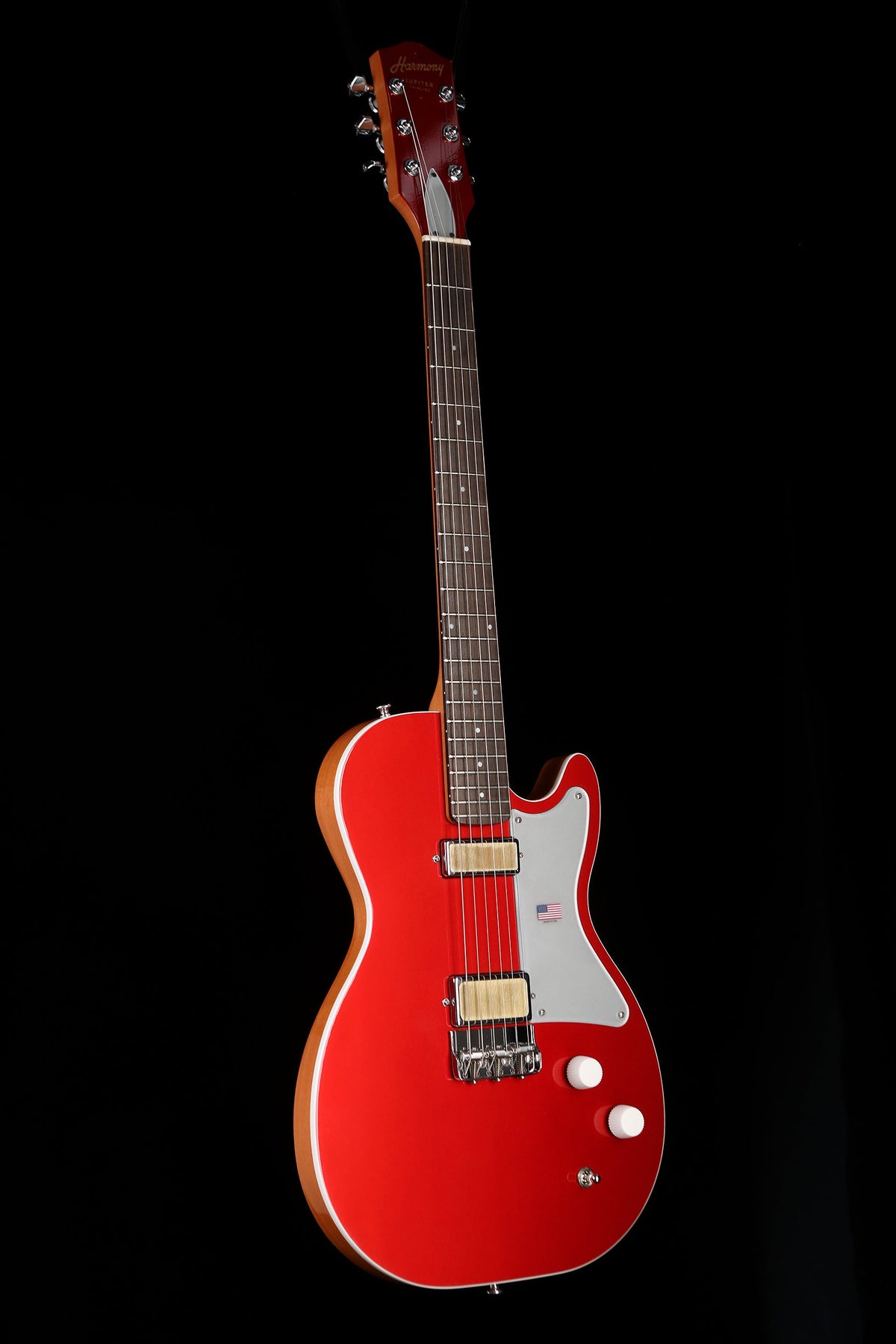 Harmony Jupiter Thinline &#39;Cherry&#39; Electric Guitar - Acoustic Centre Music Store, Melbourne Australia